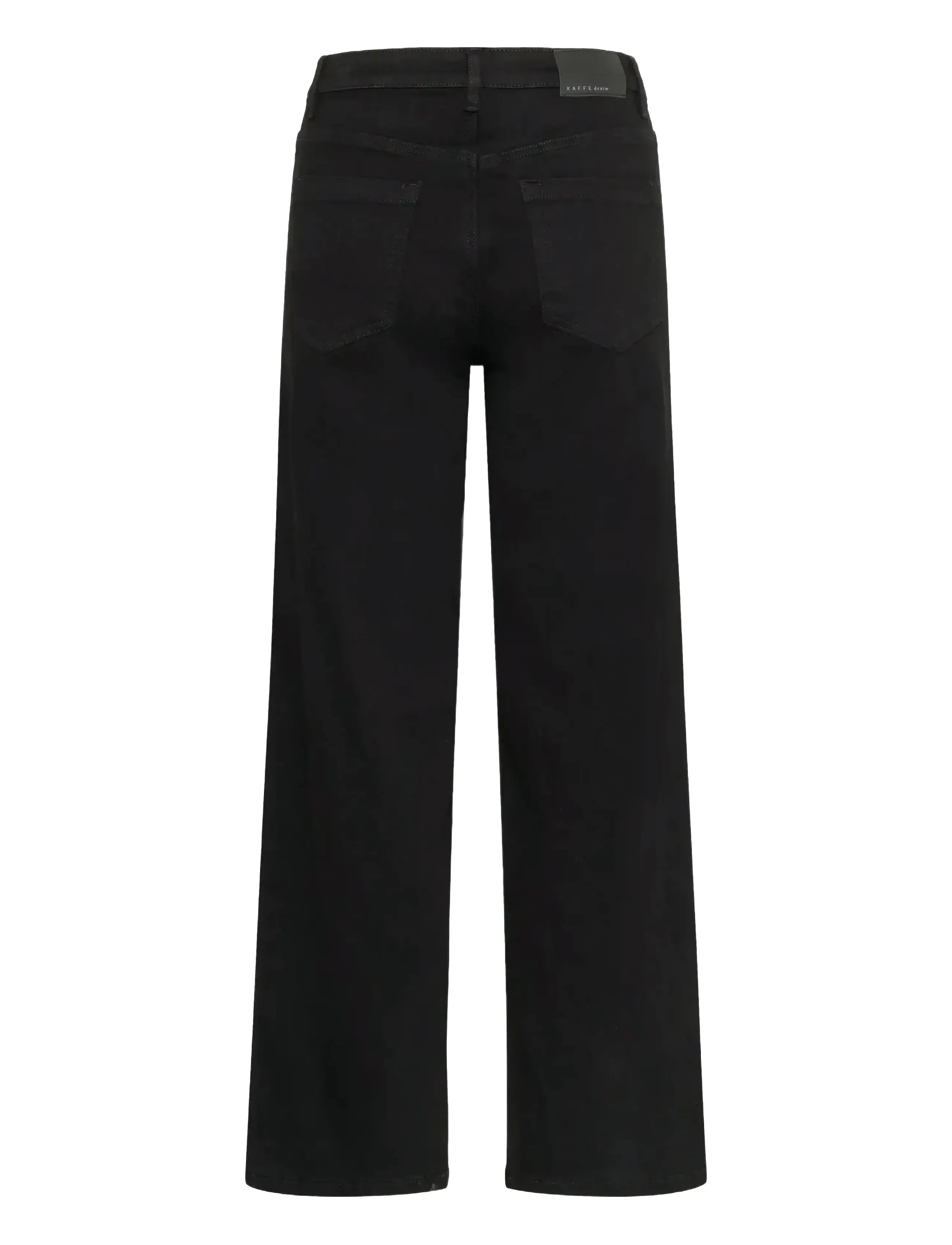 Kaffe - KAbrook HW Reg Fit Jeans - tiesaus kirpimo džinsai - black deep - 2