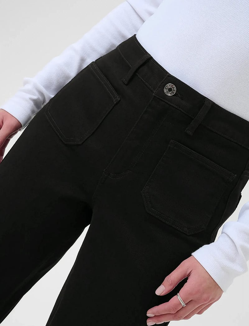 Kaffe - KAbrook HW Reg Fit Jeans - straight jeans - black deep - 5