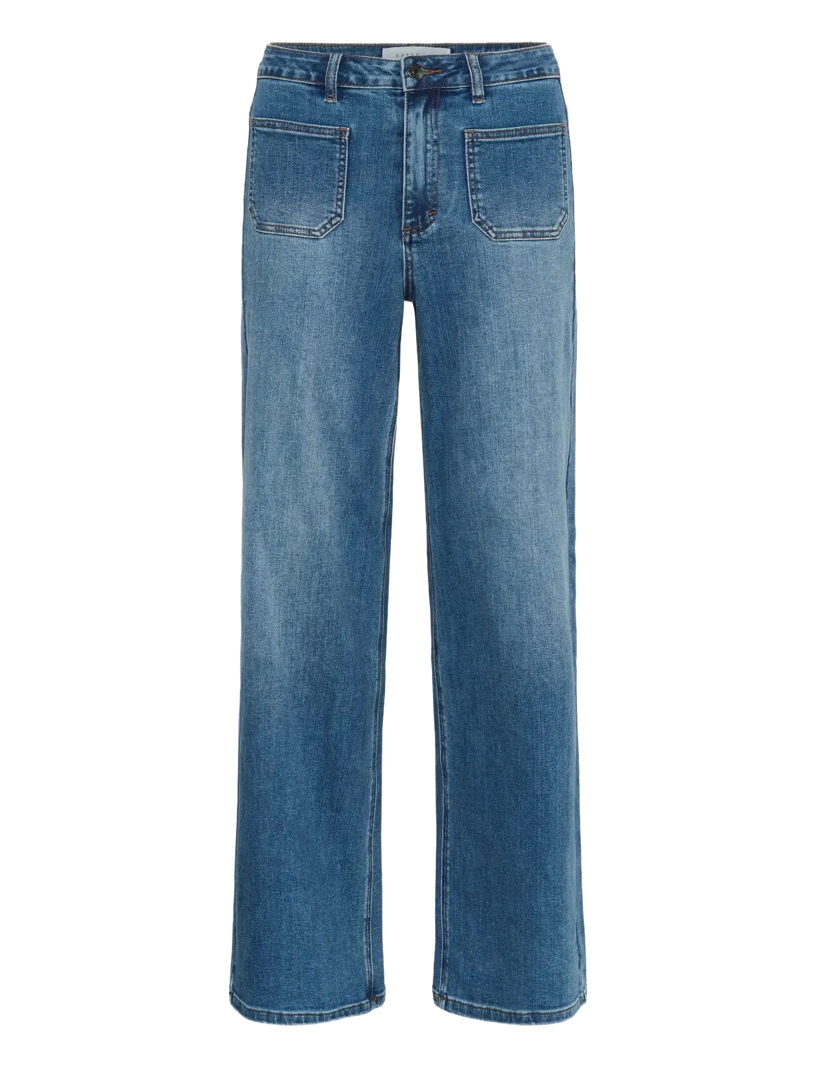Kaffe KAbrook HW Reg Fit Jeans - Jeansmode - MEDIUM BLUE DENIM / blue