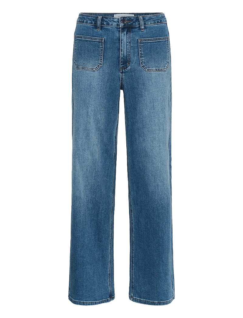 Kaffe - KAbrook HW Reg Fit Jeans - straight jeans - medium blue denim - 1