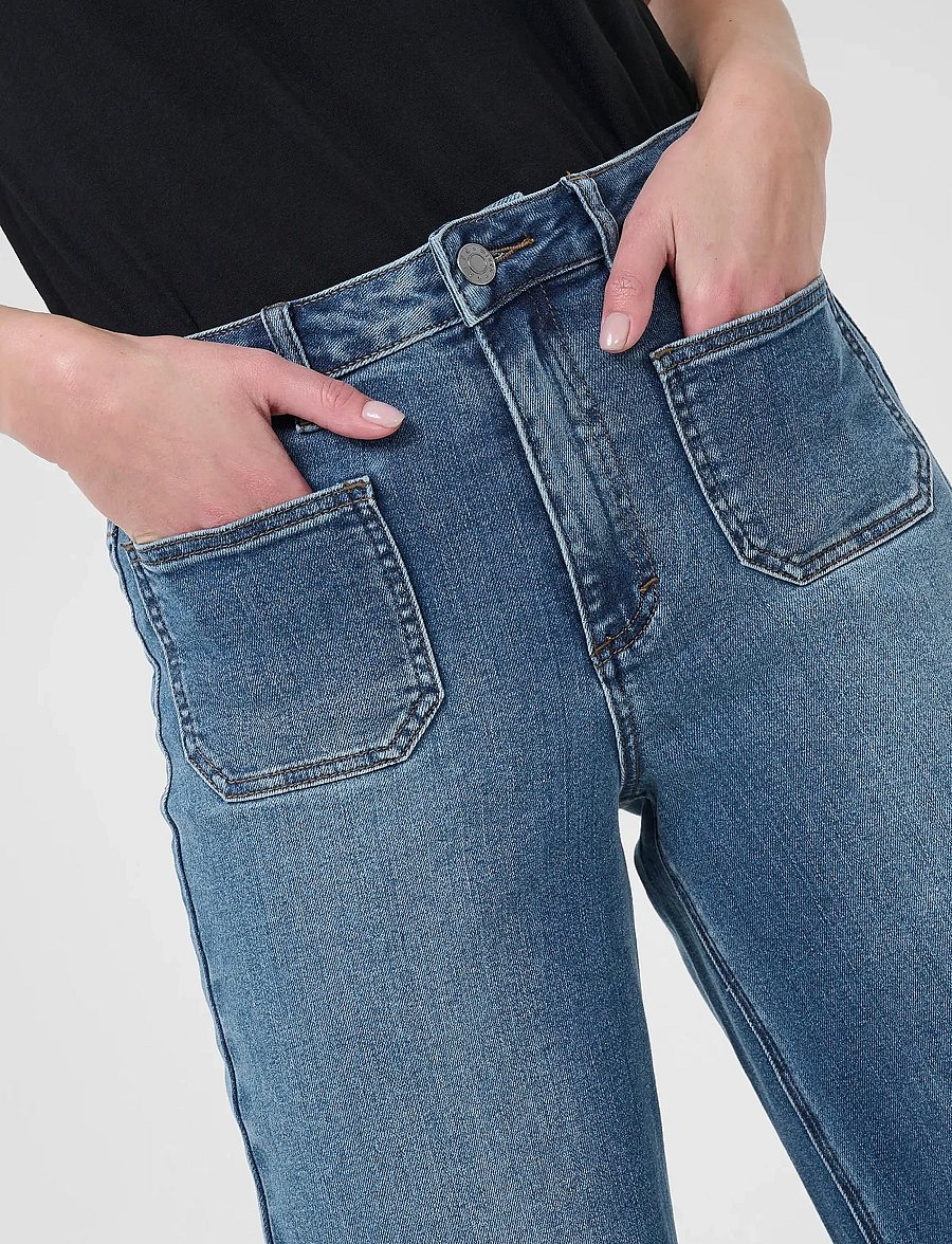 Kaffe - KAbrook HW Reg Fit Jeans - straight jeans - medium blue denim - 5