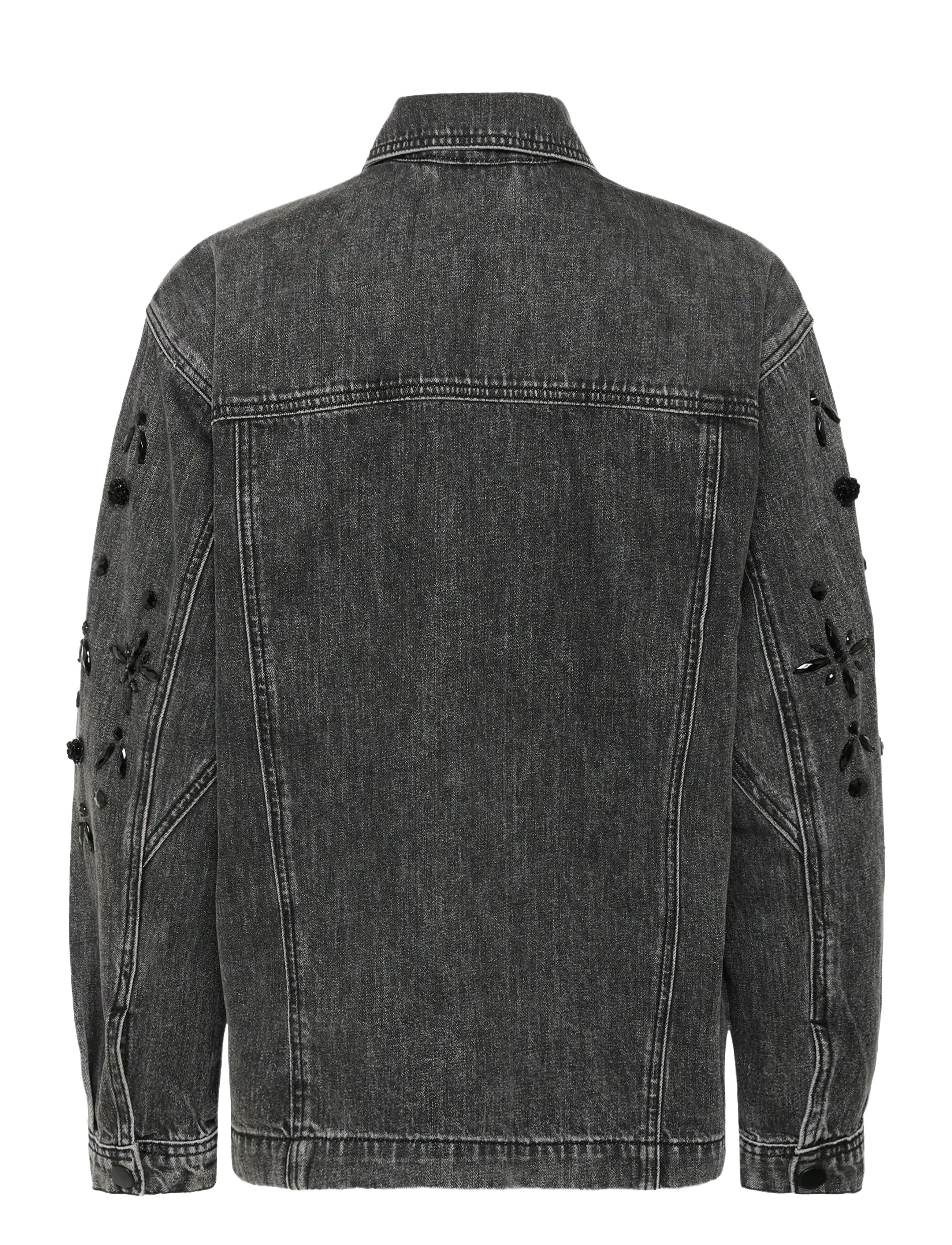 Kaffe - KAjaiden Denim Jacket - outerwear - dark grey washed denim - 2
