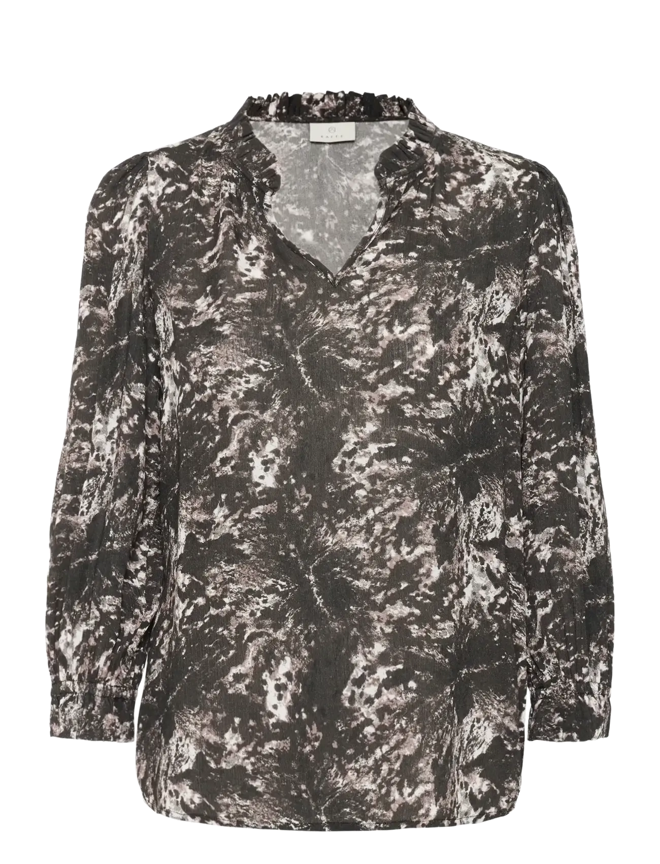 KAFFE Kalinda Amber Bluse Grau - 34 - Damen