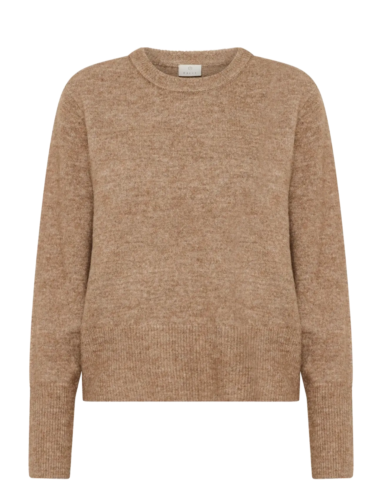 Kaffe Kaniel Crew Neck Pullover, XXL, Knitwear, Beige - Jumpers, Frauen