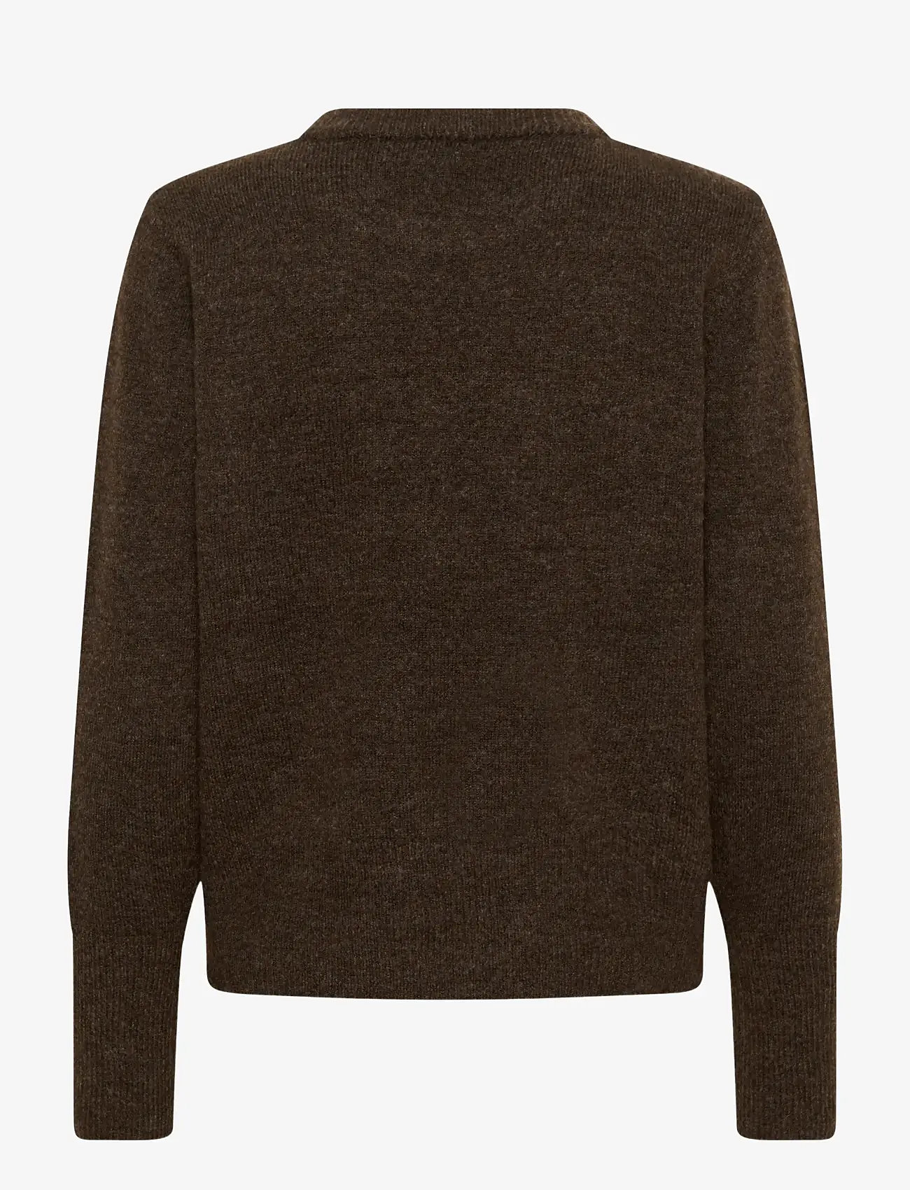 Kaffe - KAniel Crew Neck Pullover - herbstliche kleidung - chocolate brown melange - 1