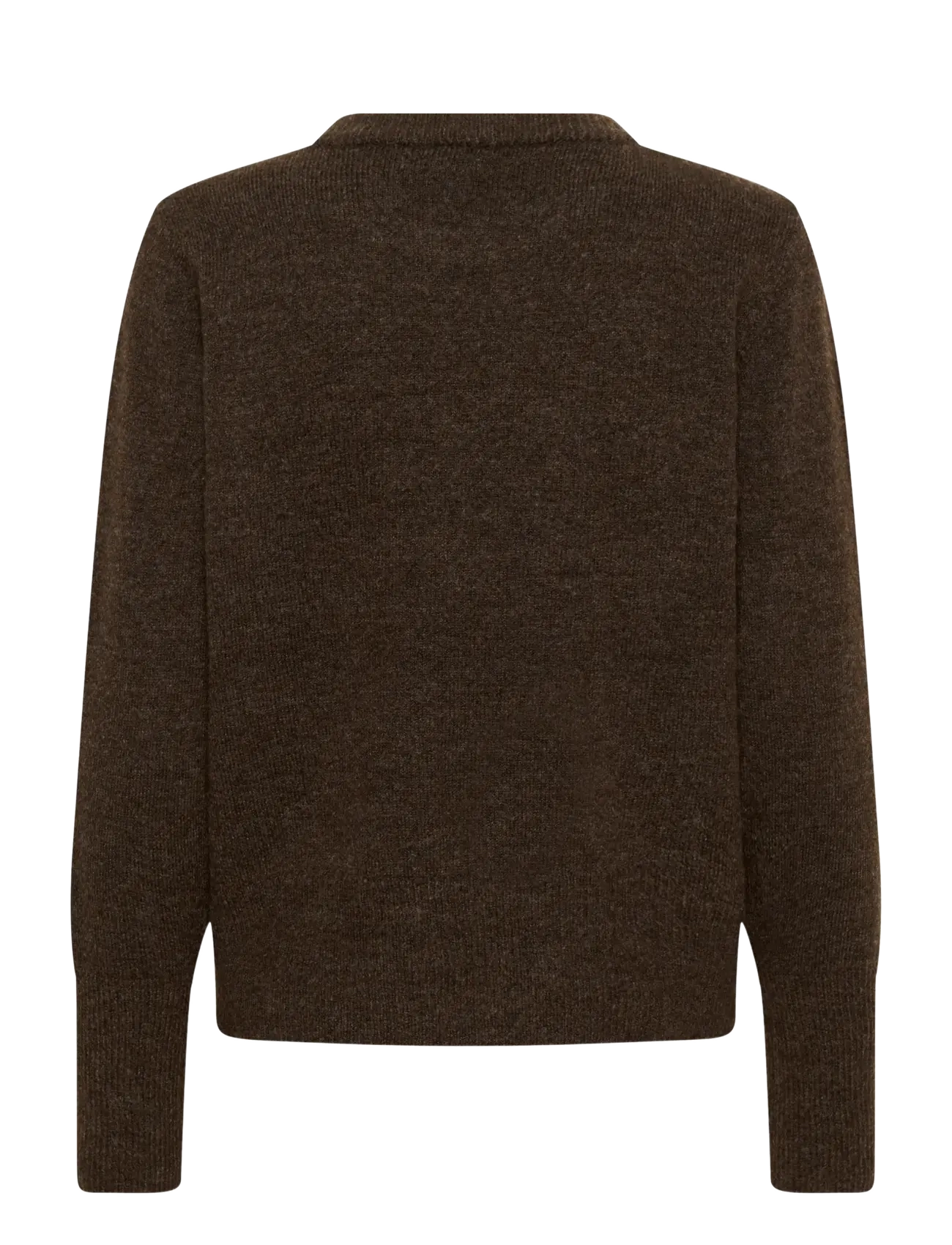 Kaffe - KAniel Crew Neck Pullover - pullover - chocolate brown melange - 1