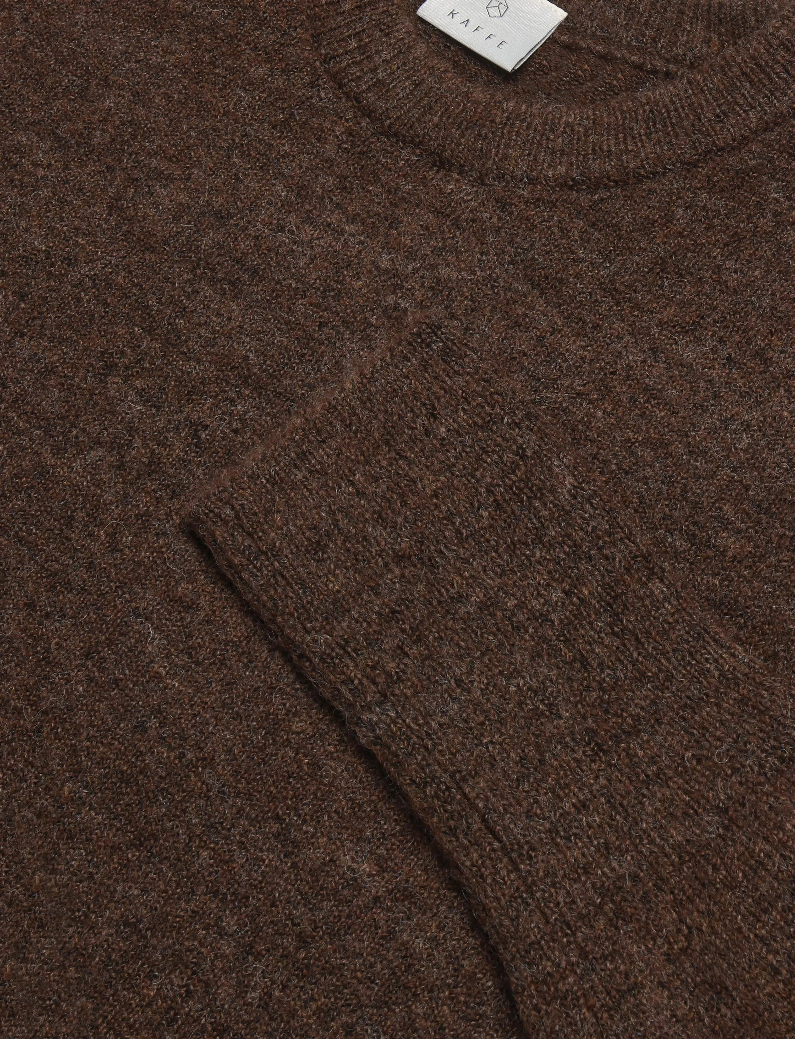 Kaffe - KAniel Crew Neck Pullover - stickade tröjor - carafe melange - 2