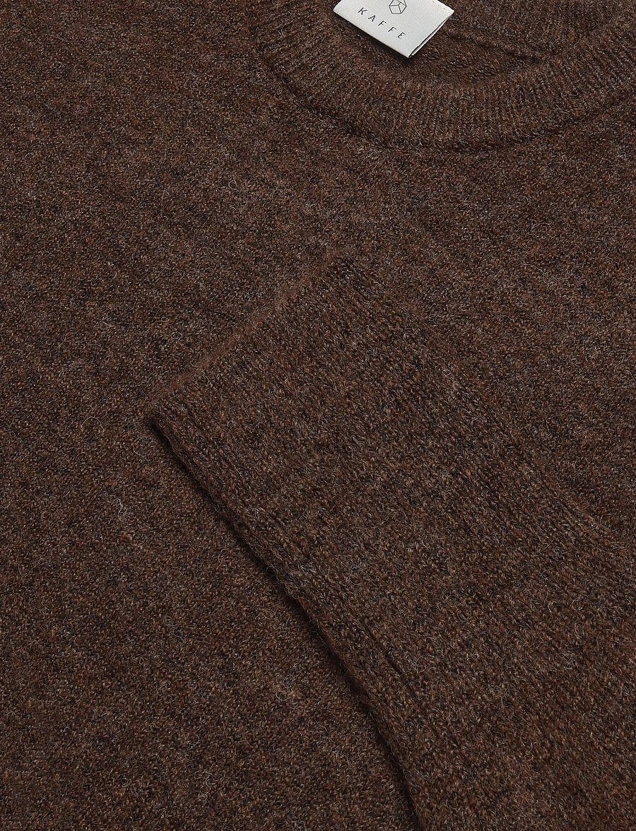 Kaffe - KAniel Crew Neck Pullover - stickade tröjor - carafe melange - 2