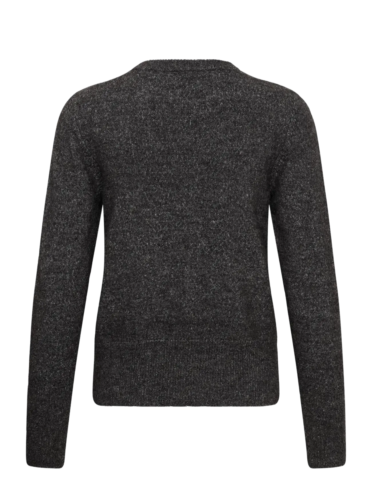 Kaffe - KAniel Crew Neck Pullover - jumpers - dark grey melange - 1