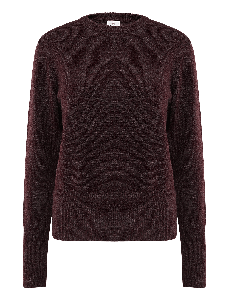 Kaffe - KAniel Crew Neck Pullover - jumpers - fudge melange - 0