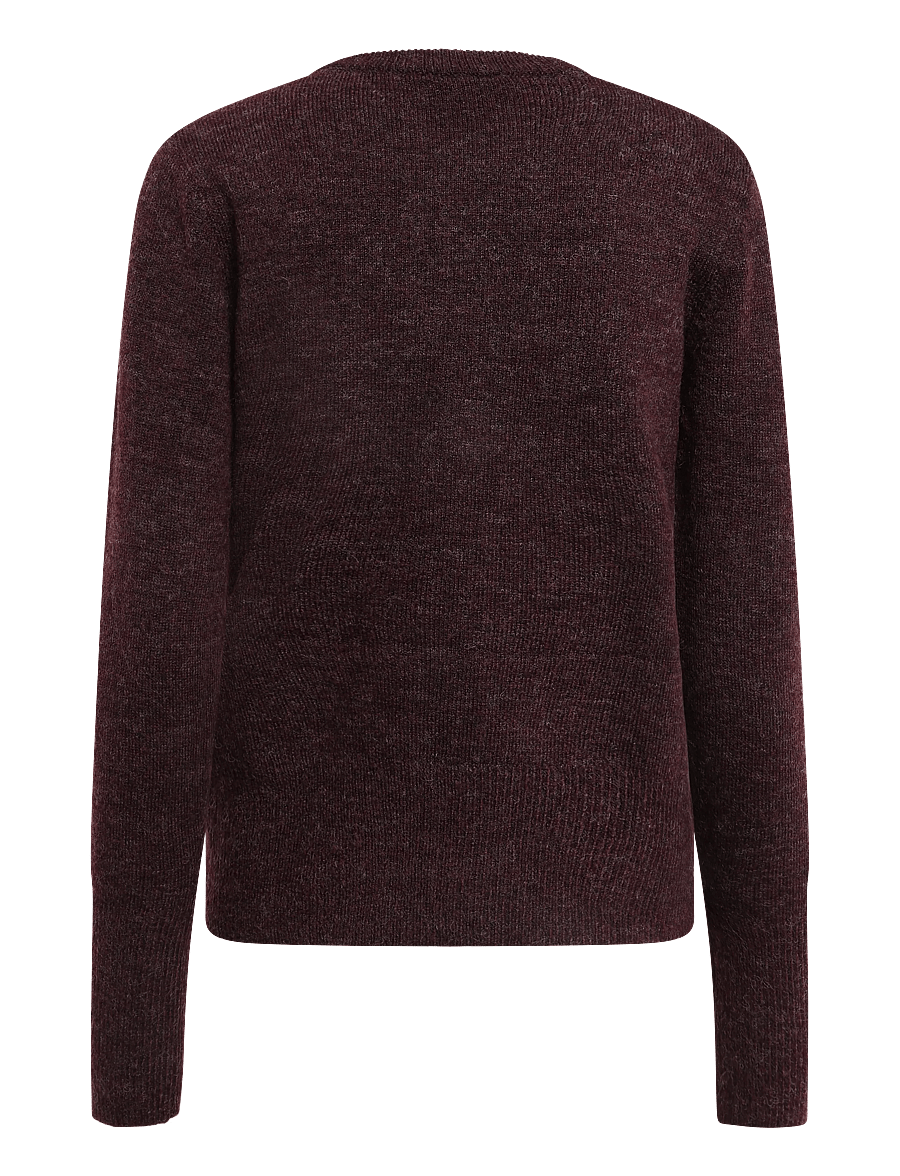 Kaffe - KAniel Crew Neck Pullover - jumpers - fudge melange - 1