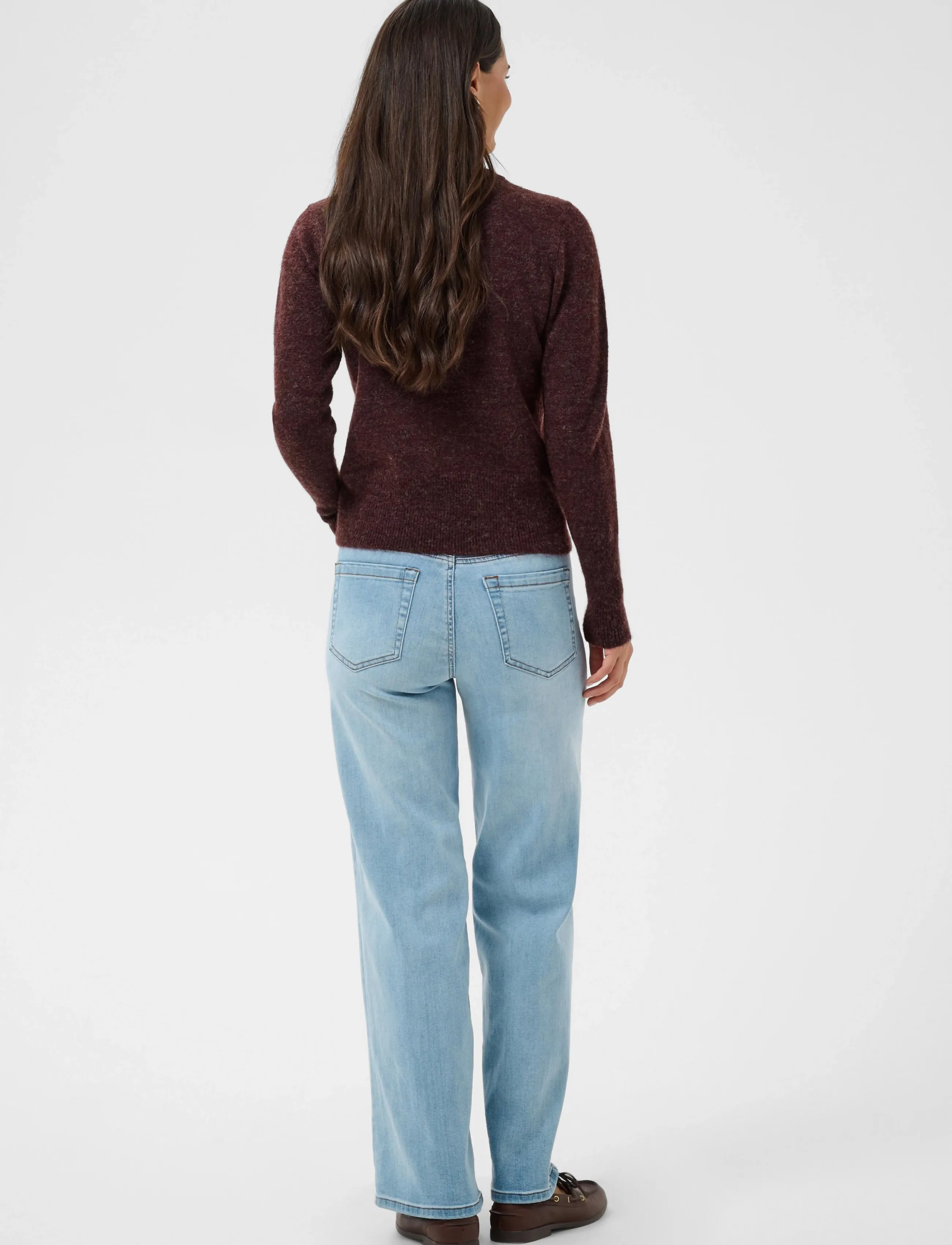 Kaffe - KAniel Crew Neck Pullover - jumpers - fudge melange - 4