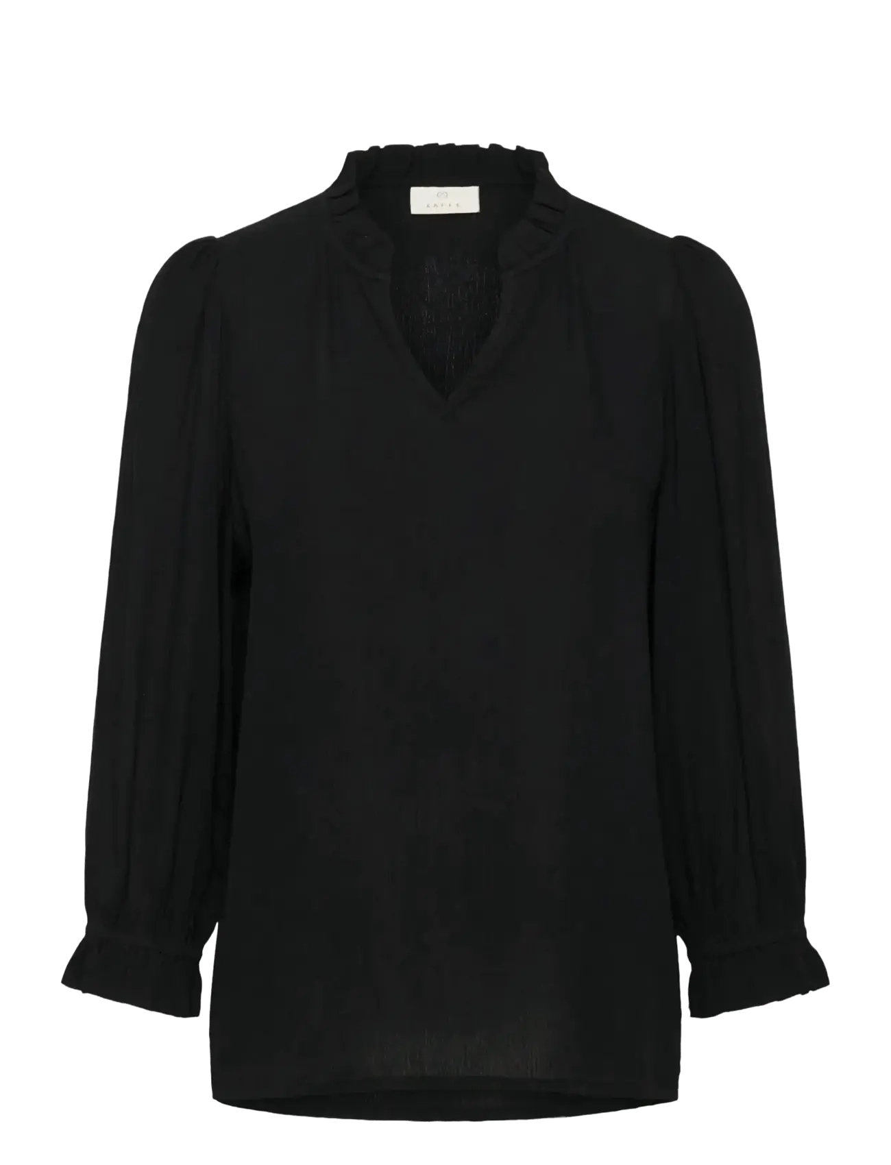 Kaffe KAliv Amber Blouse - Bluser - BLACK DEEP / black