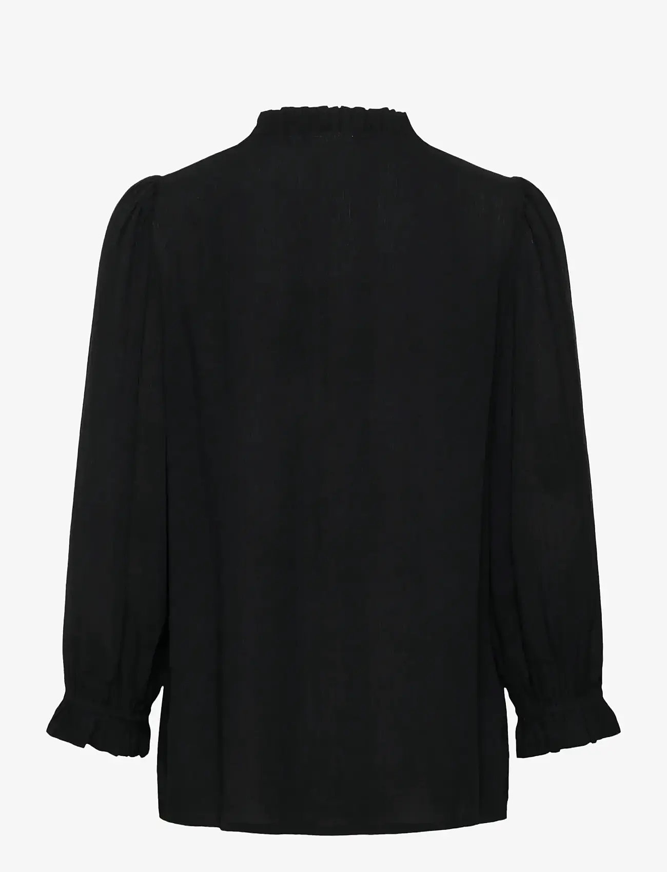 Kaffe - KAliv Amber Blouse - langærmede bluser - black deep - 2