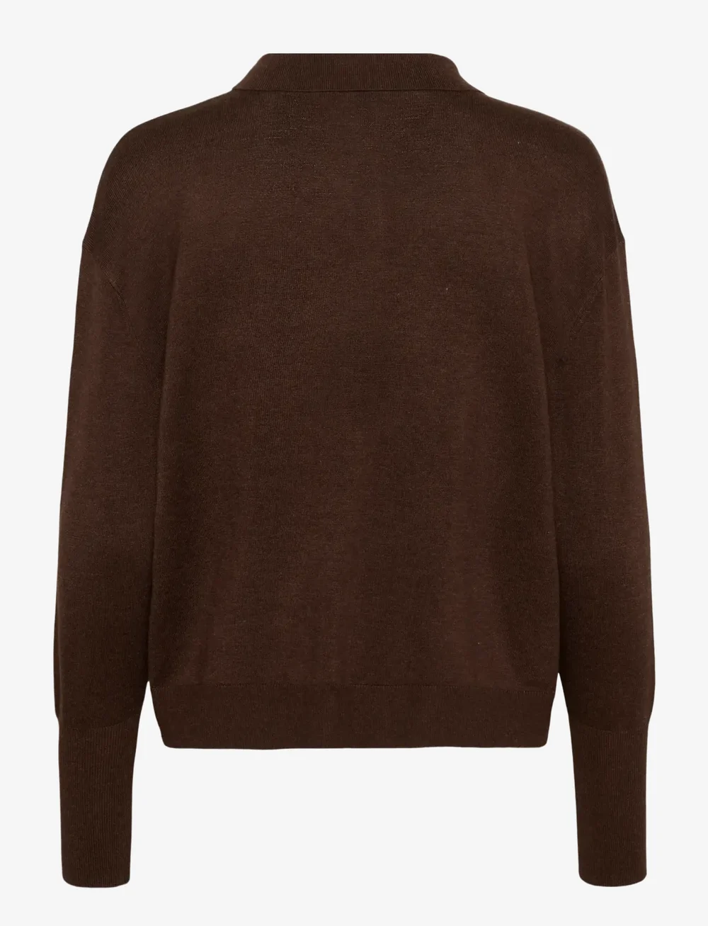 Kaffe - KAlizza Polo Pullover - sviitrid - chocolate brown melange - 2