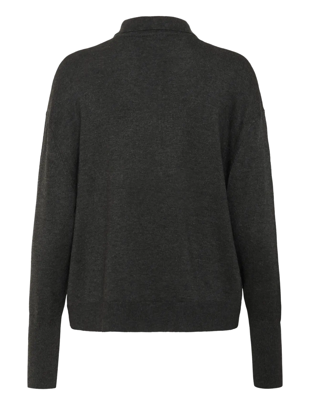Kaffe - KAlizza Polo Pullover - pullover - dark grey melange - 2