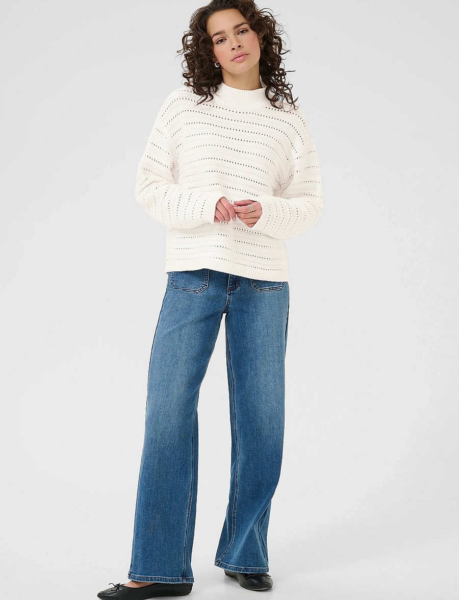 Kaffe - KAdolly Pullover - pullover - chalk - 3