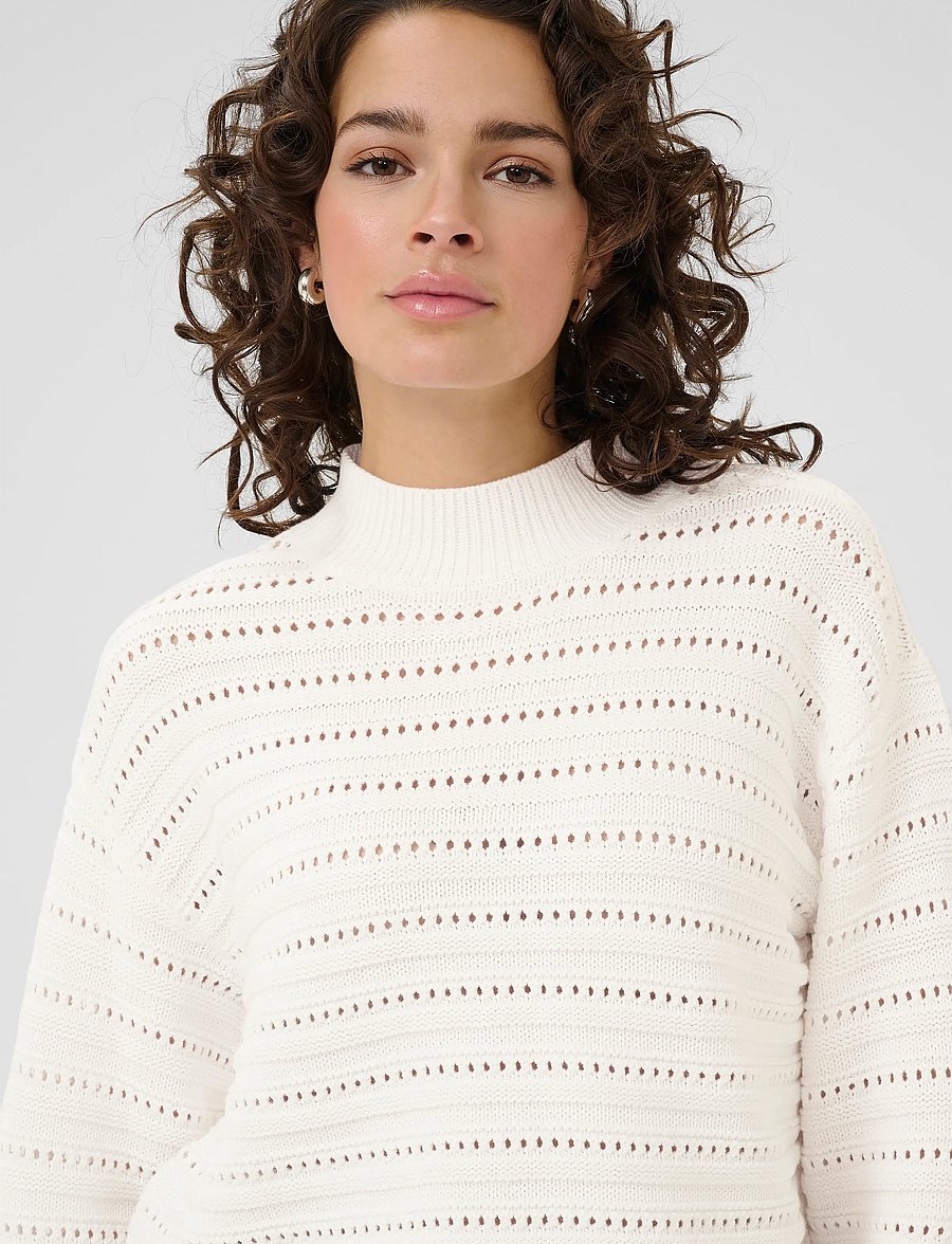 Kaffe - KAdolly Pullover - pullover - chalk - 4