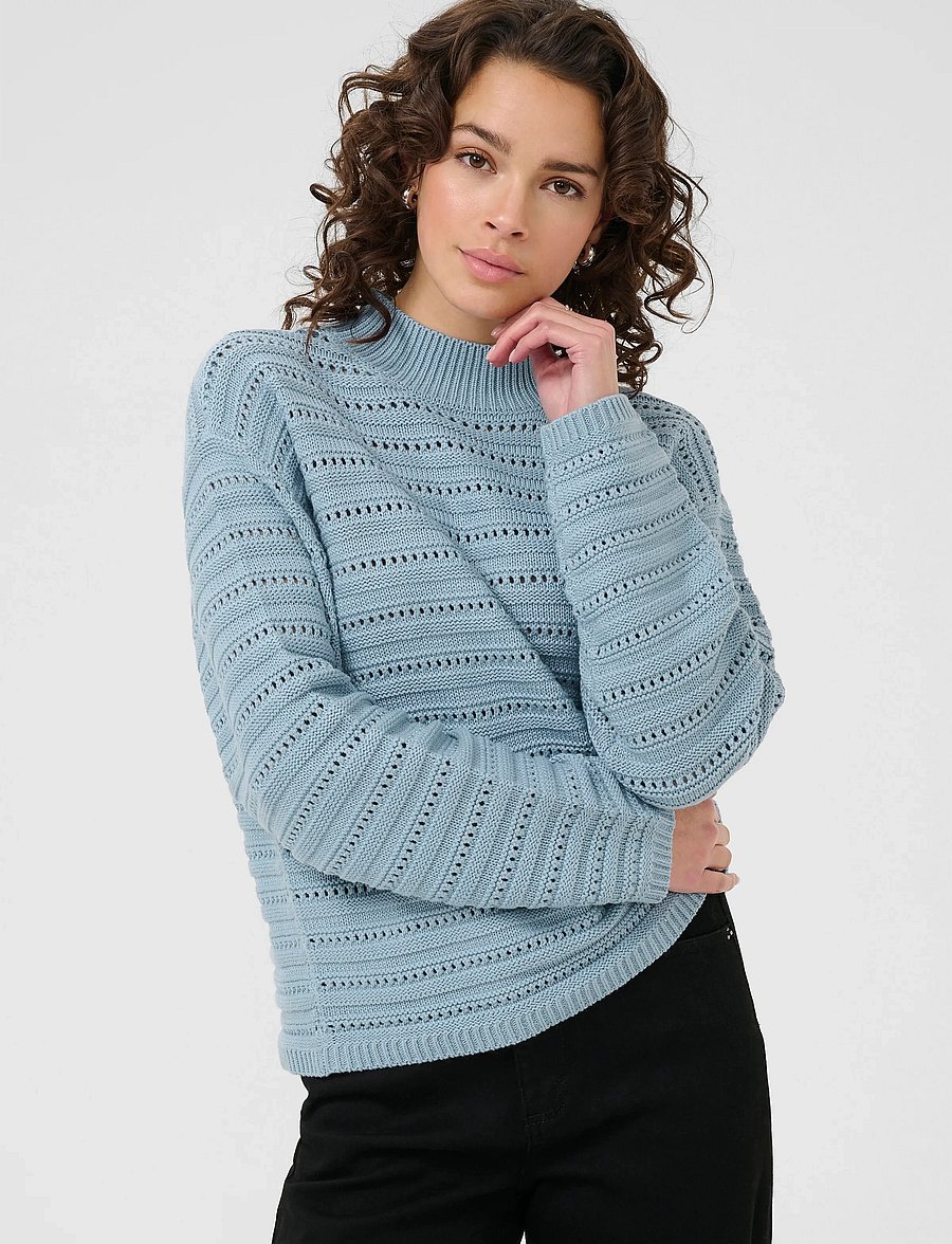 Kaffe - KAdolly Pullover - pullover - windward blue - 0