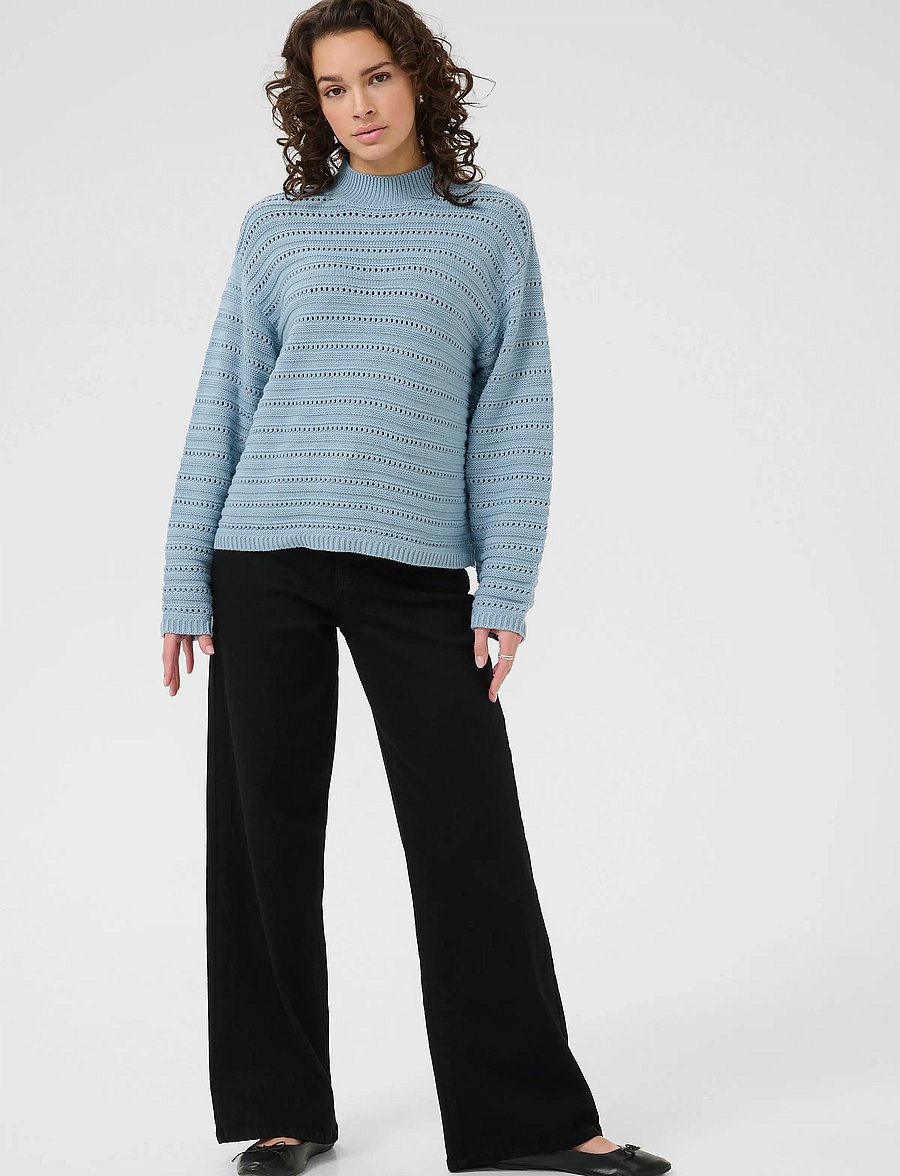 Kaffe - KAdolly Pullover - pullover - windward blue - 3