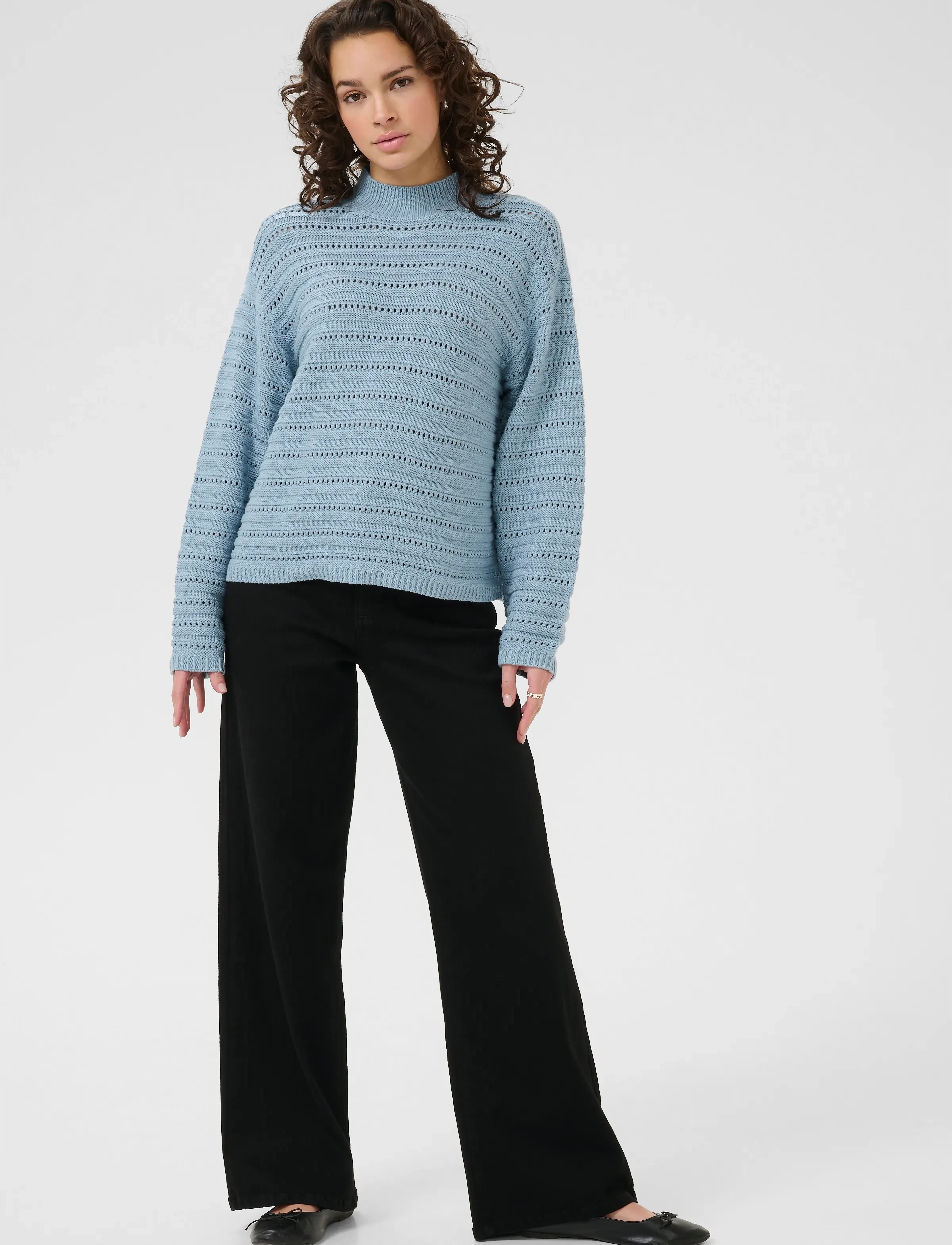 Kaffe - KAdolly Pullover - pullover - windward blue - 3
