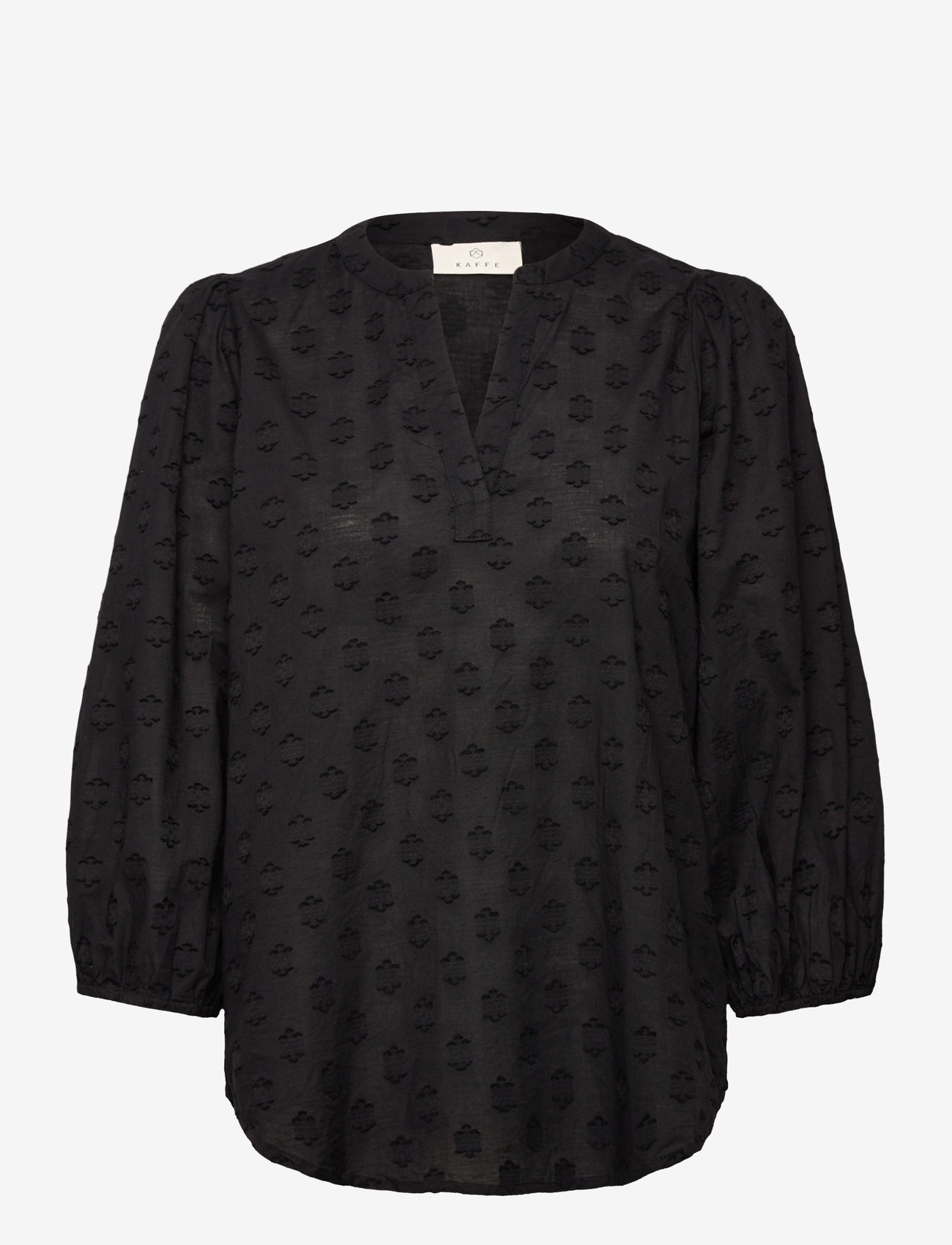 Kaffe - KAenya Blouse 3/4 SL - langärmlige blusen - black deep - 0