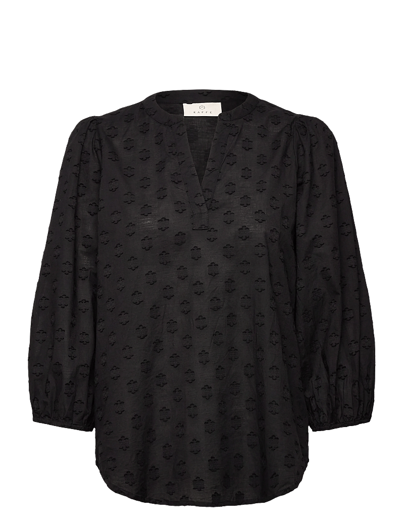 Kaffe - KAenya Blouse 3/4 SL - langärmlige blusen - black deep - 0