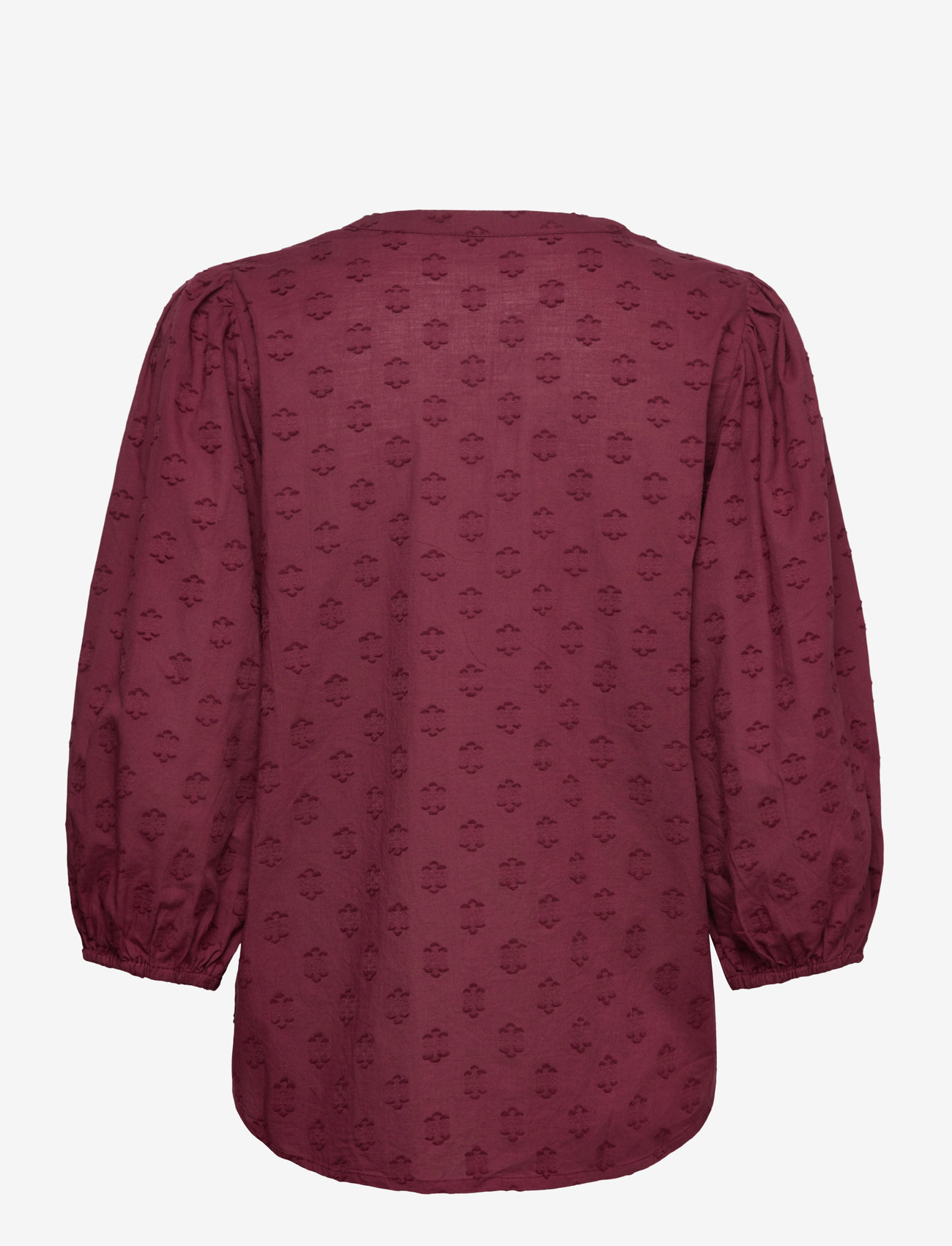 Kaffe - KAenya Blouse 3/4 SL - langärmlige blusen - windsor wine - 1