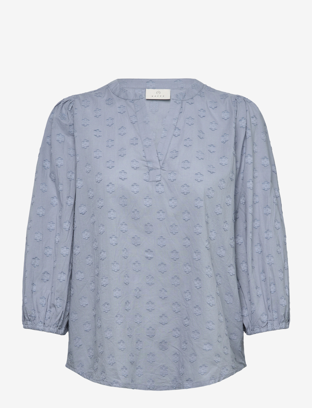 Kaffe - KAenya Blouse 3/4 SL - langärmlige blusen - windward blue - 0