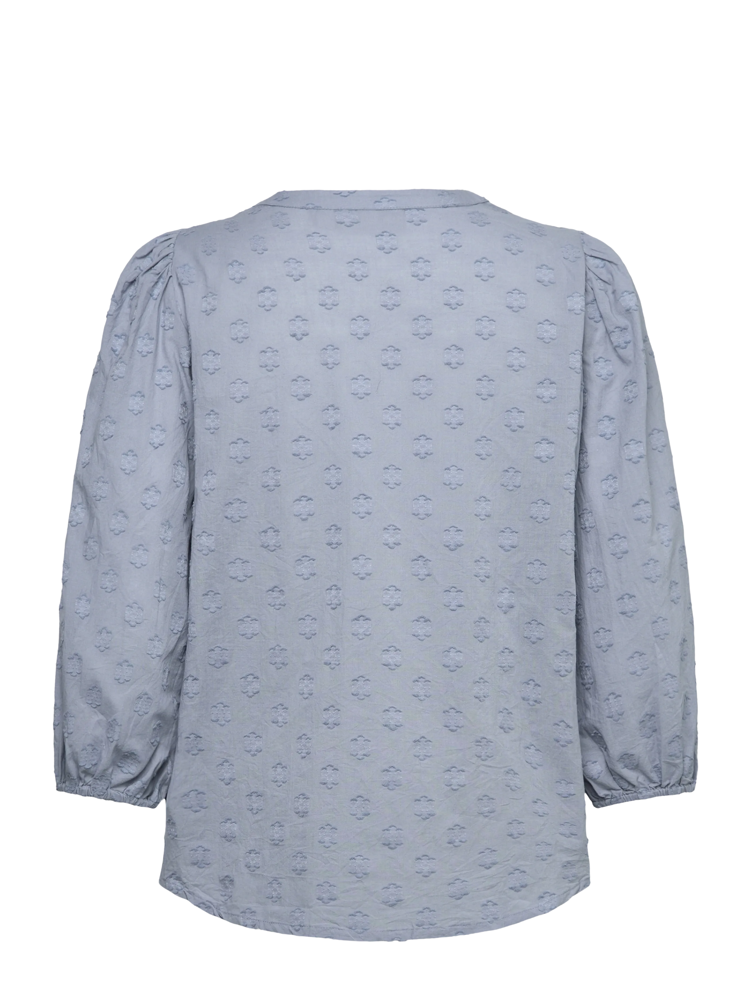 Kaffe - KAenya Blouse 3/4 SL - long-sleeved blouses - windward blue - 1