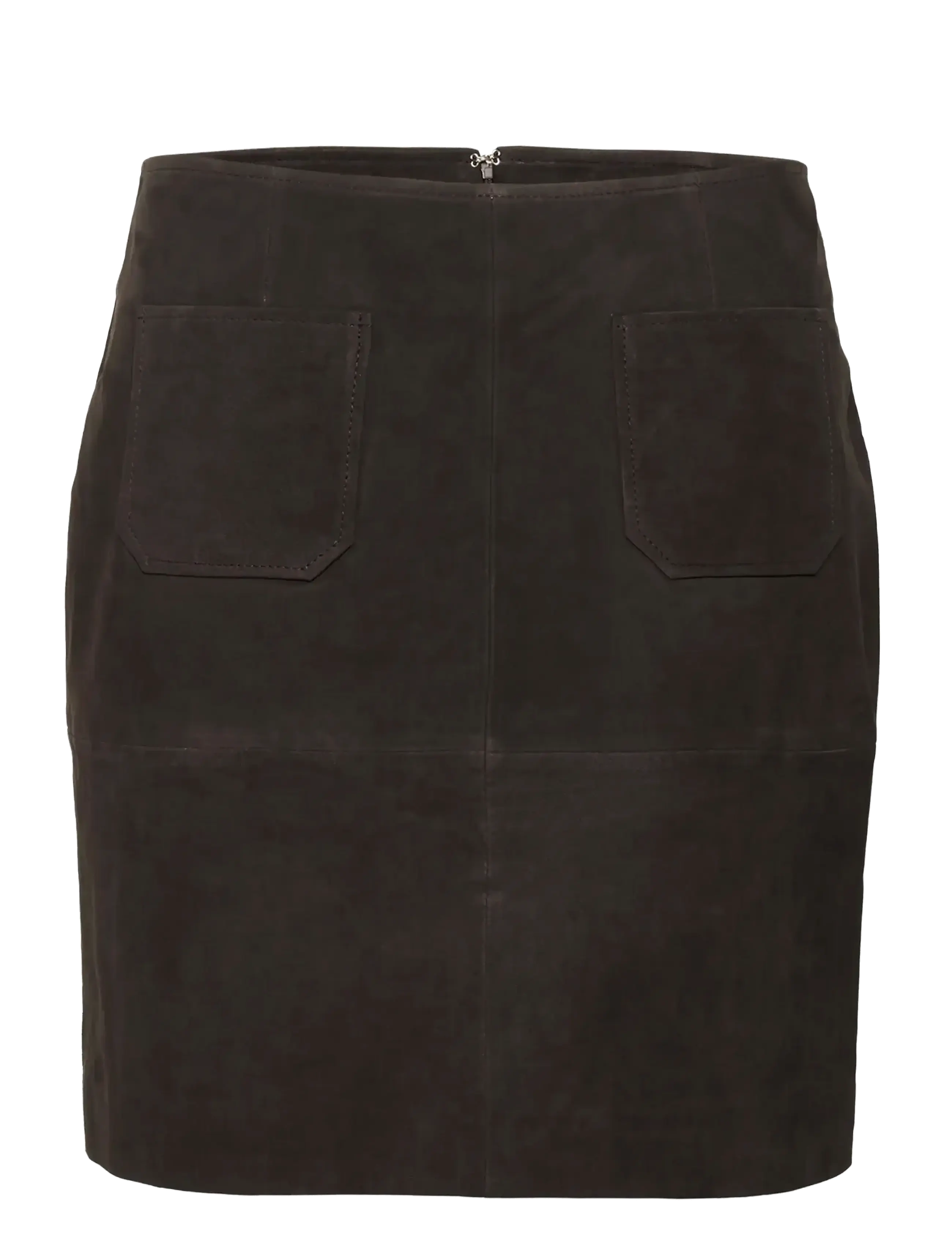 KAFFE Karachel Wildleder Rock Braun - 44 - Damen