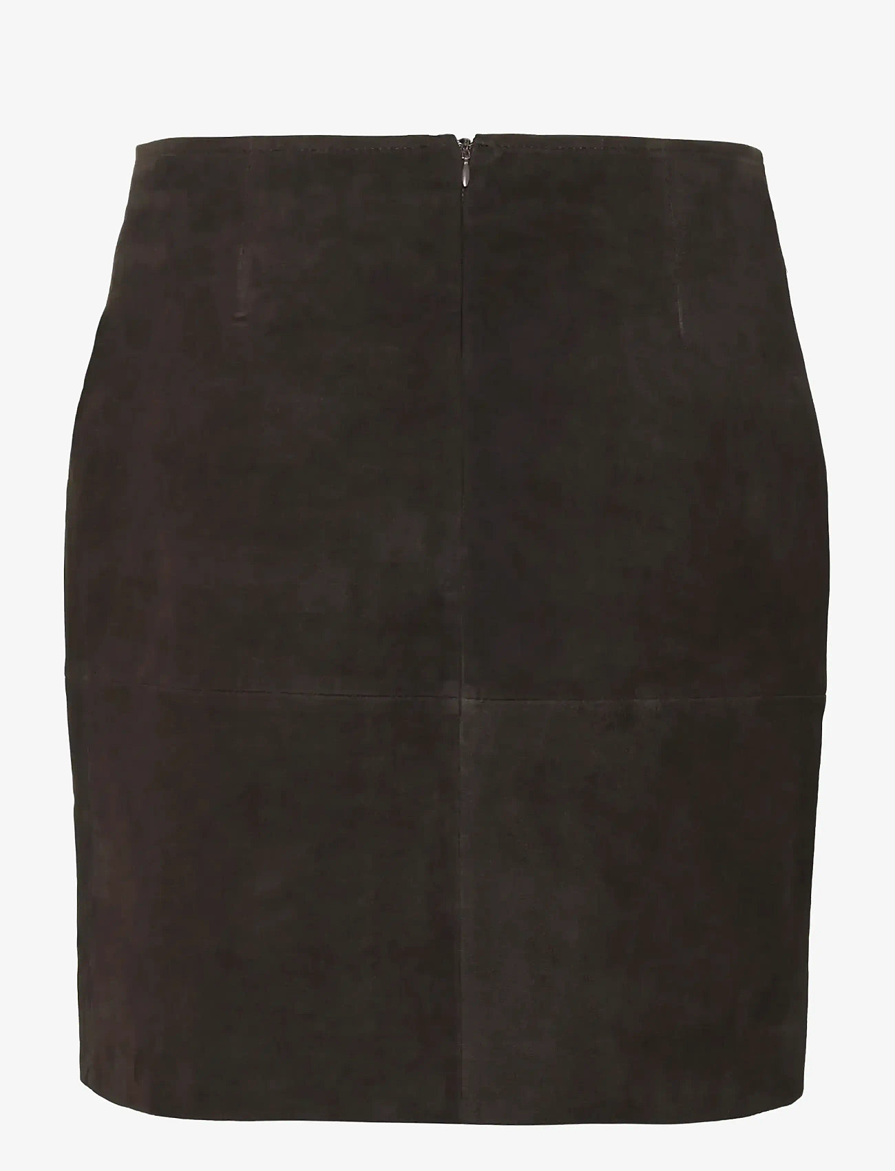 Kaffe - KArachel Suede Skirt - kurze röcke - black coffee - 1