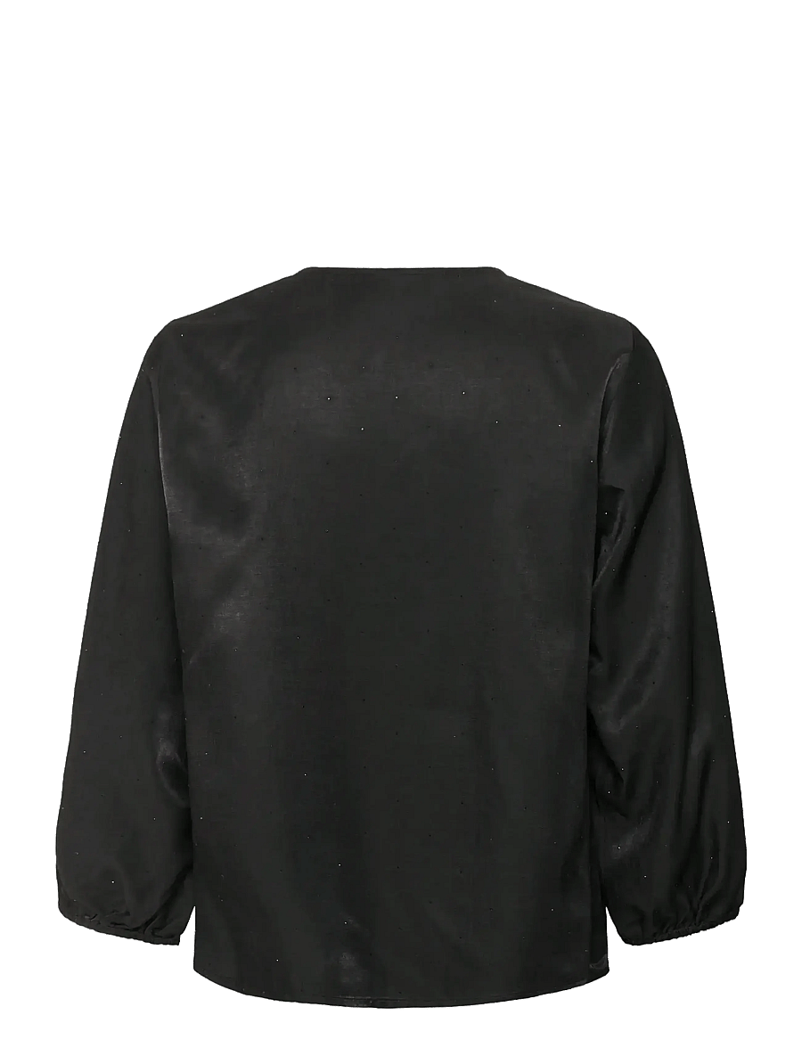 Kaffe - KAida Blouse - långärmade blusar - black deep - 2