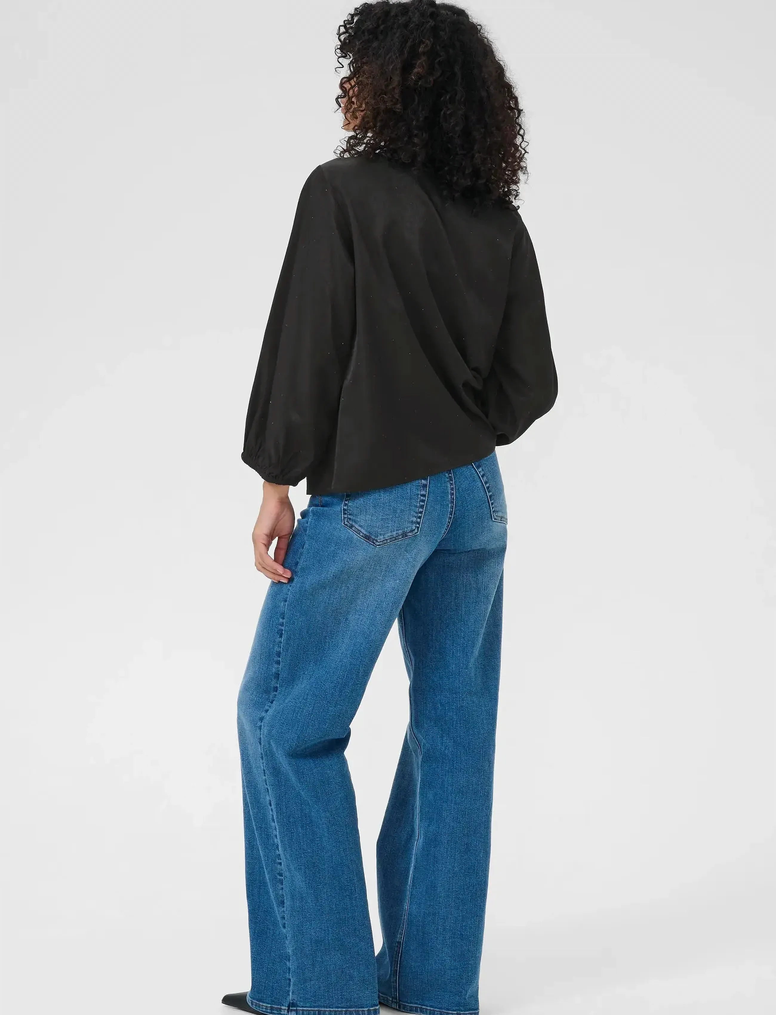 Kaffe - KAida Blouse - langærmede bluser - black deep - 4