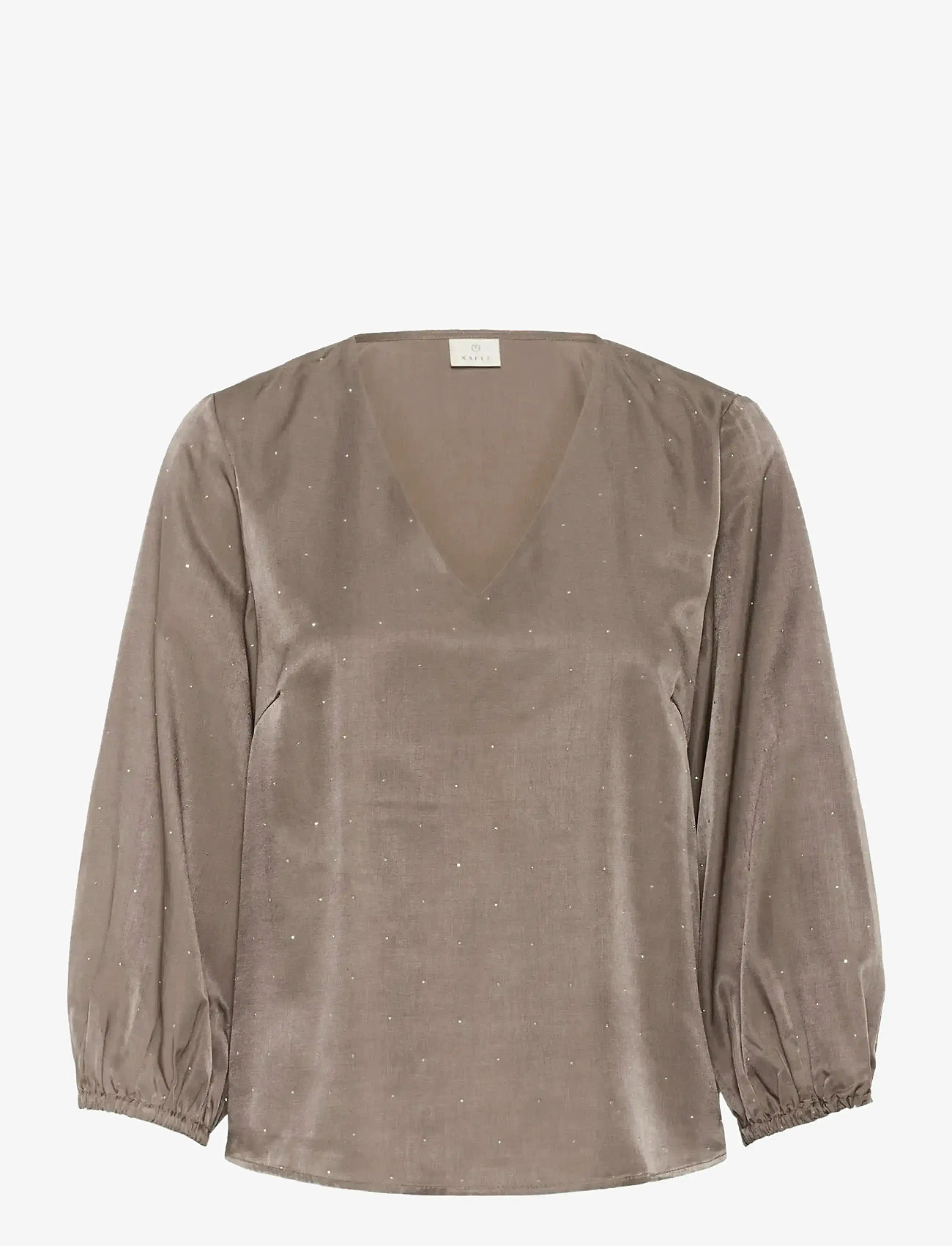 Kaffe - KAida Blouse - pikkade varrukatega pluusid - morel - 0