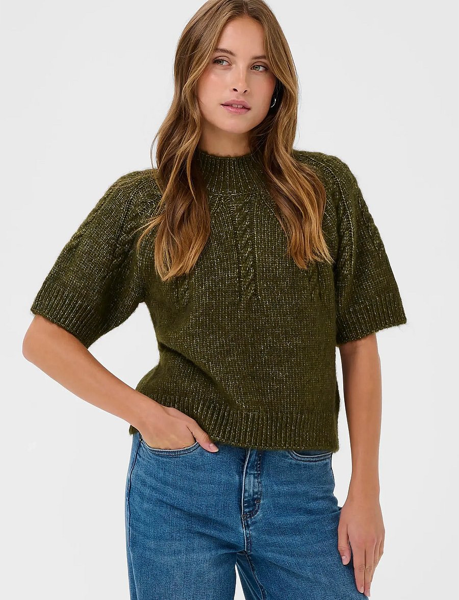 Kaffe - KAcuba Pullover - pullover - ivy green melange - 0