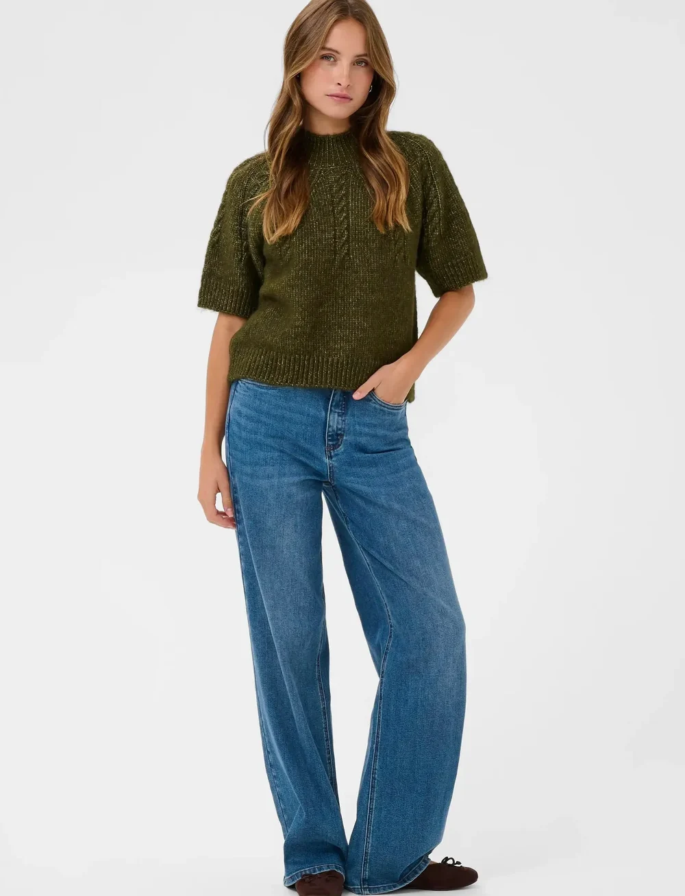 Kaffe - KAcuba Pullover - pullover - ivy green melange - 3