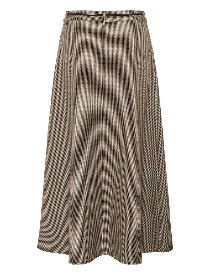 Kaffe - KAelyah Skirt - midi nederdele - beige / black petit houndstoot - 2