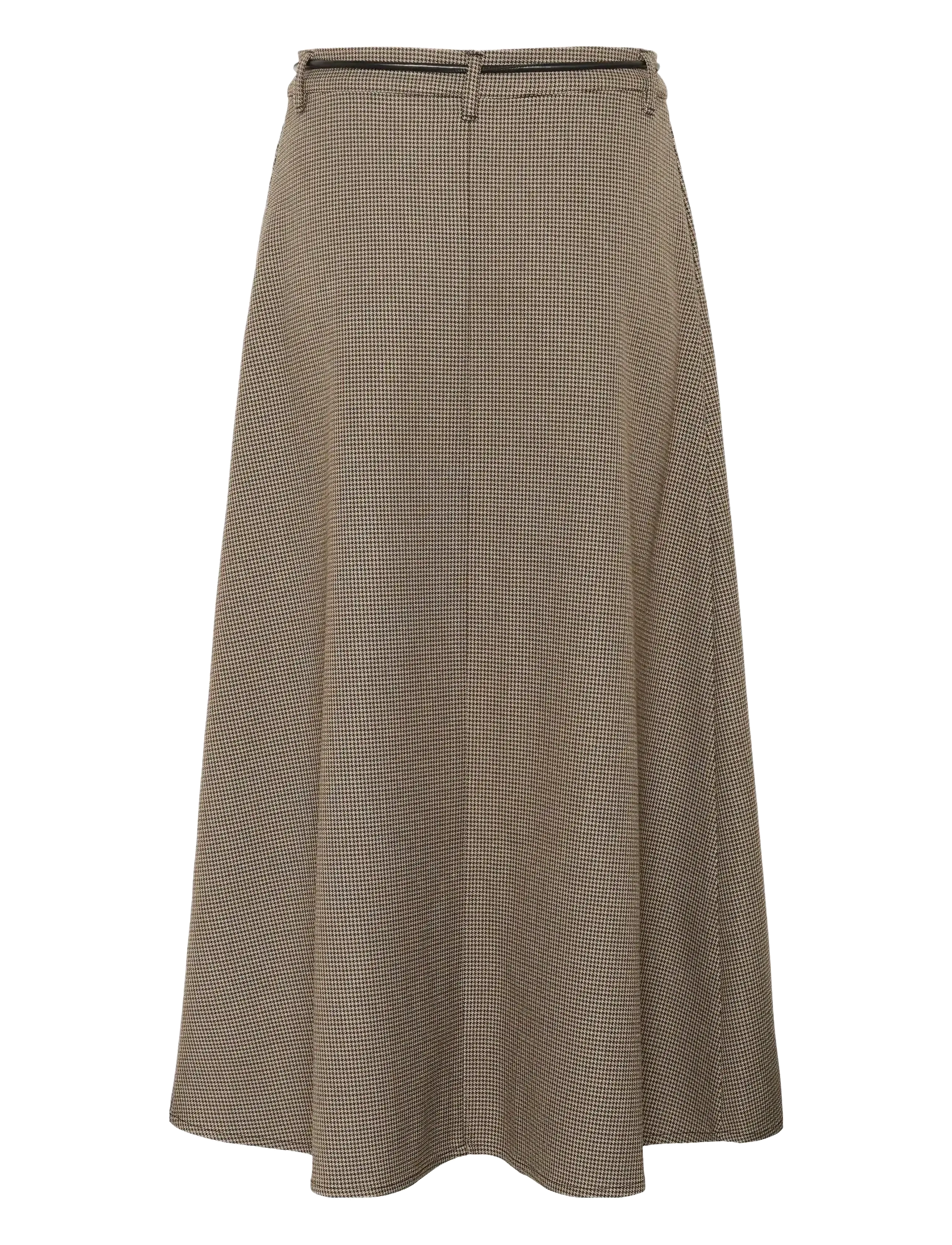 Kaffe - KAelyah Skirt - midi kjolar - beige / black petit houndstoot - 2