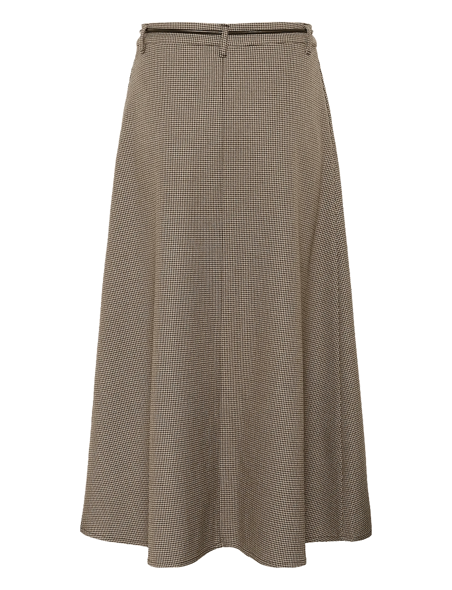 Kaffe - KAelyah Skirt - midiseelikud - beige / black petit houndstoot - 2