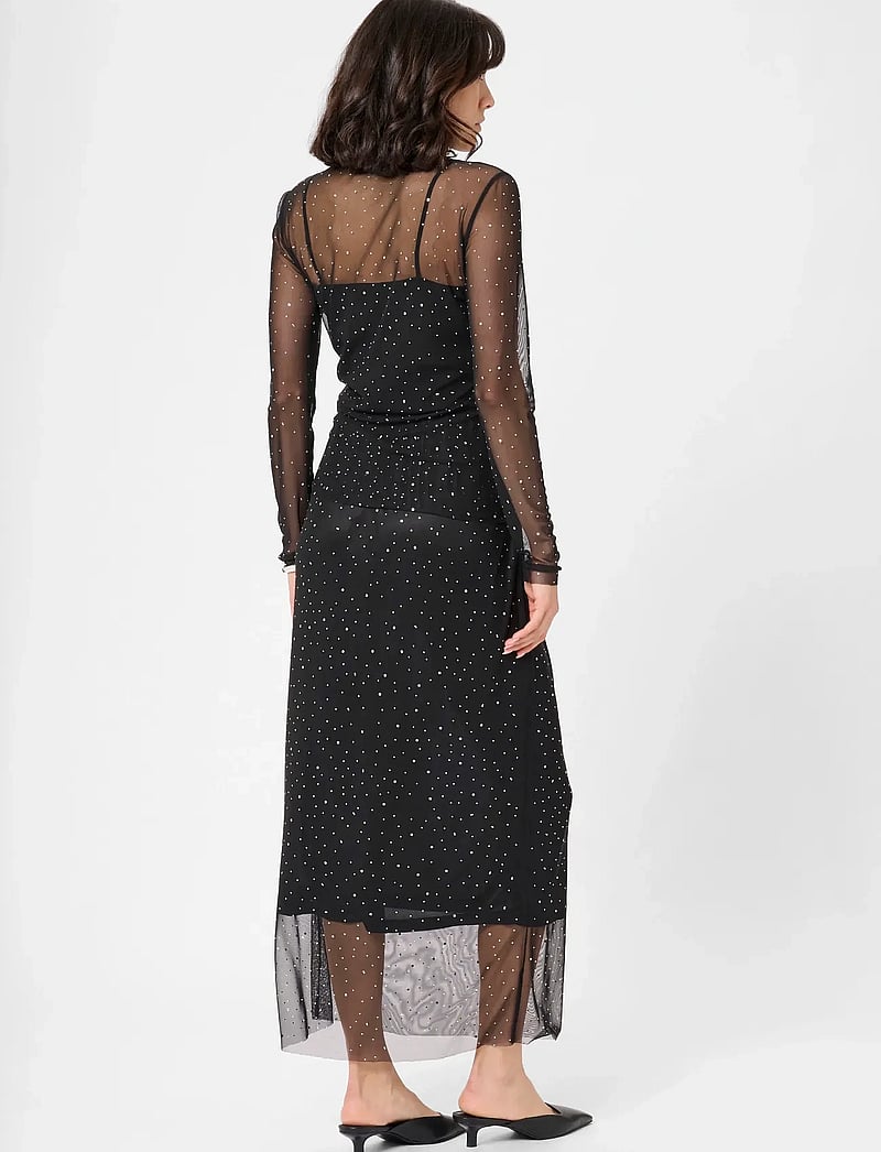 Kaffe - KAstinna T-Shirt - pikkade varrukatega alussärgid - black deep cc - 4