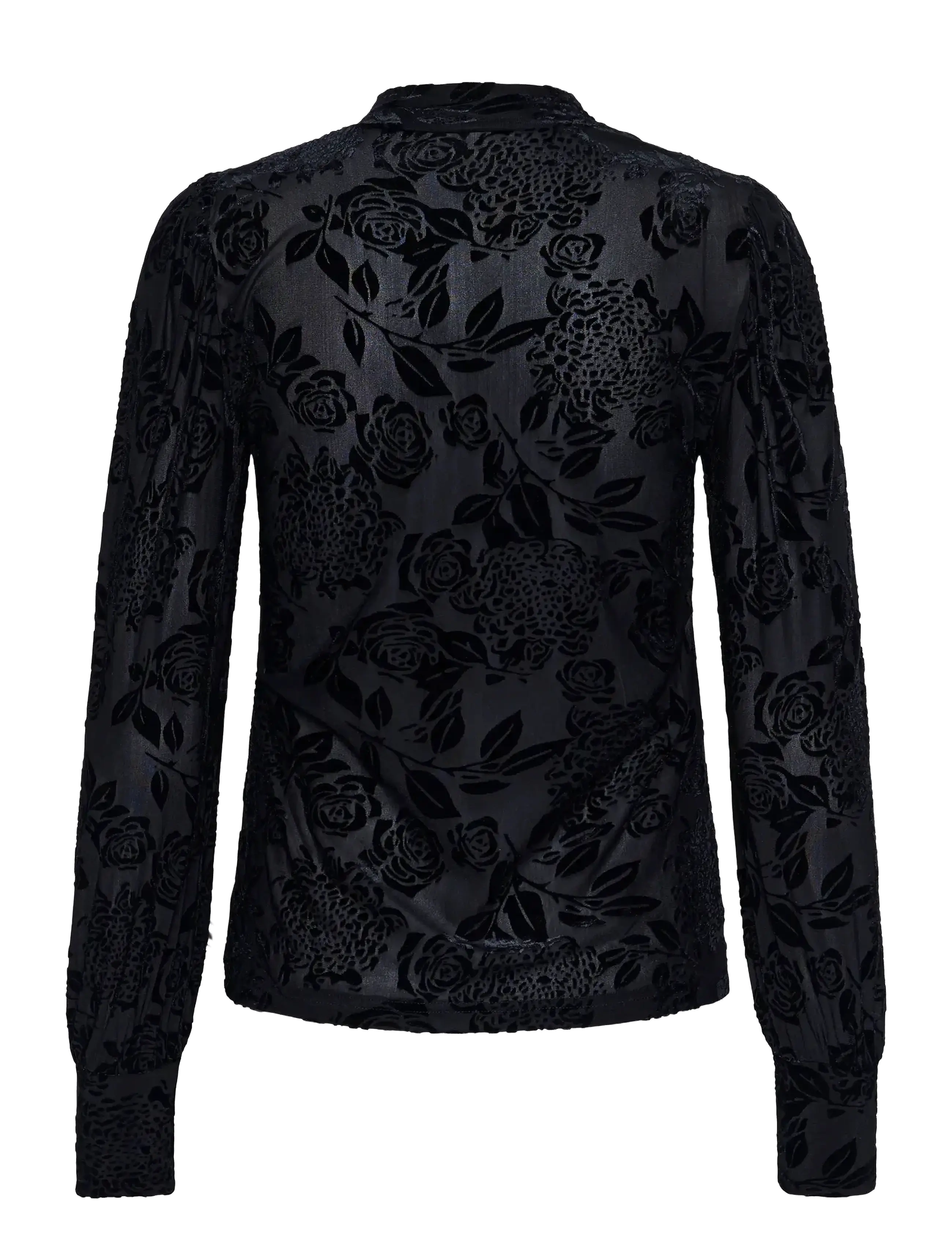 Kaffe - KArosa T-Shirt - langærmede bluser - black deep cc - 2