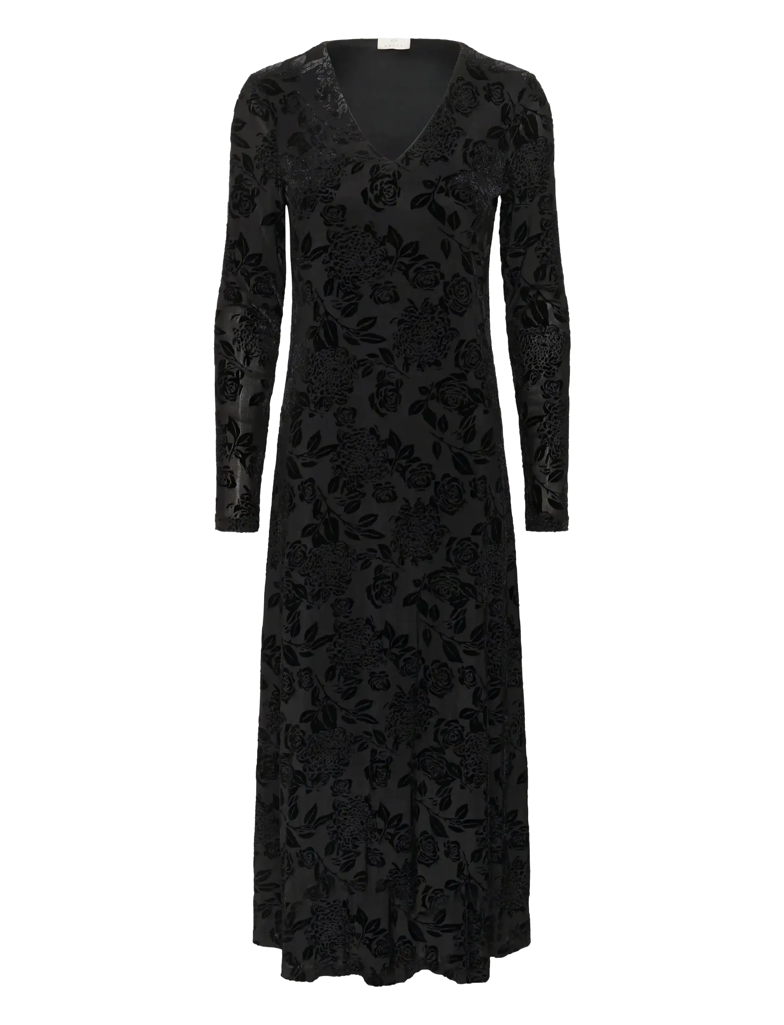 KAFFE Karosa Kleid Schwarz - L - Damen