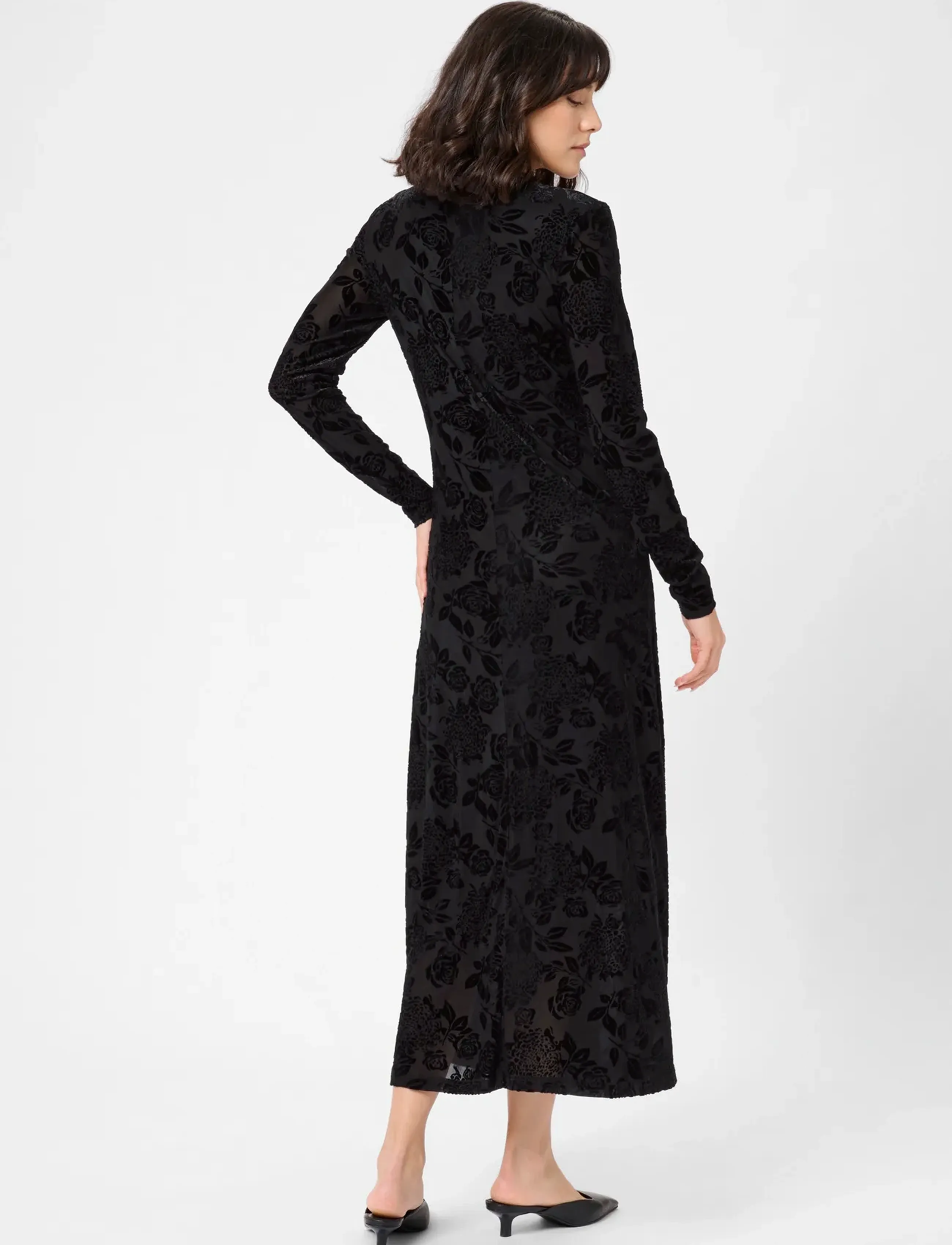 Kaffe - KArosa Dress - festklær til outlet-priser - black deep cc - 3