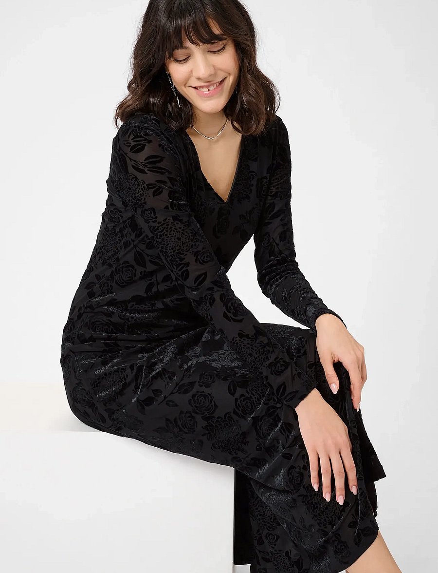 Kaffe - KArosa Dress - partykleider - black deep cc - 4
