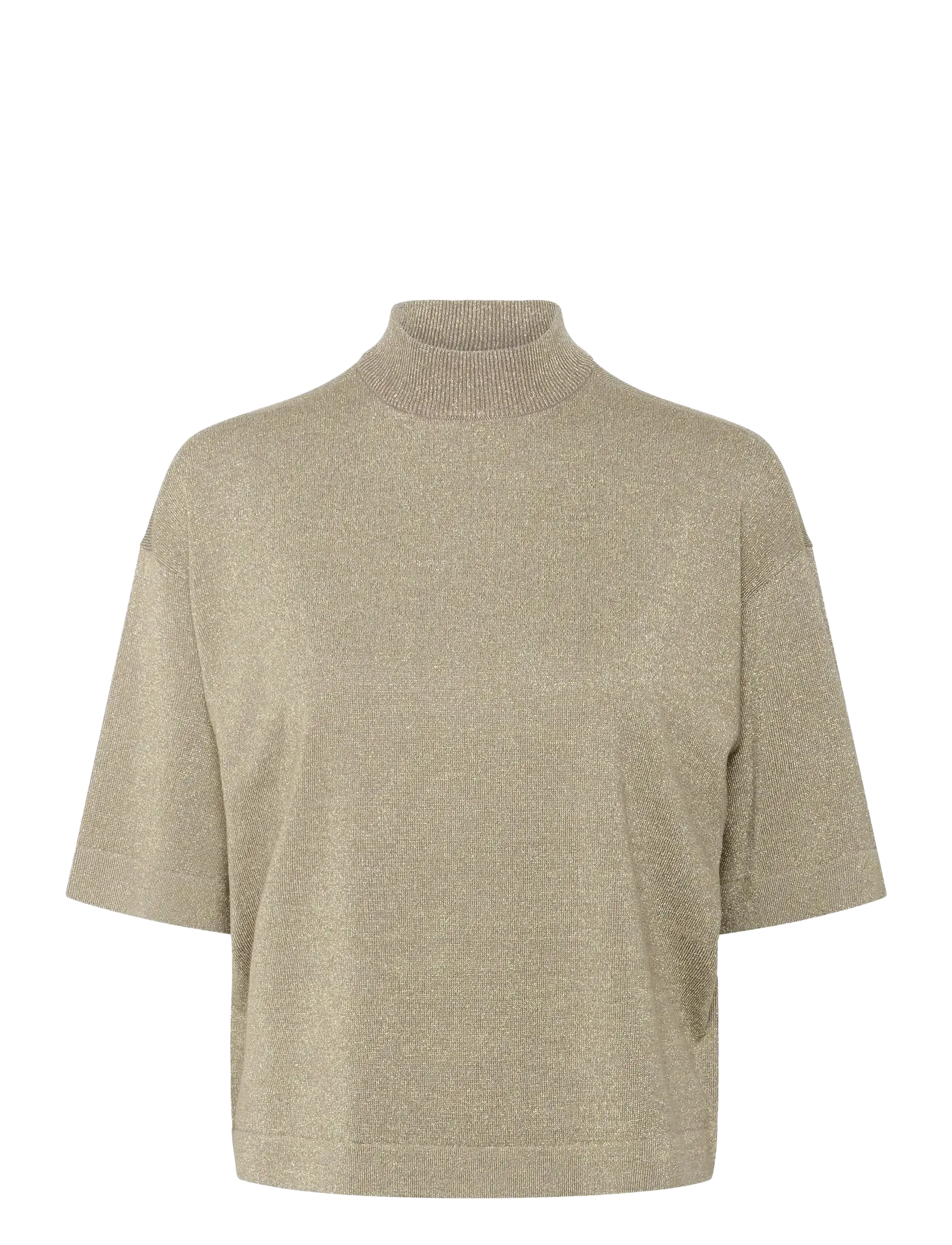 Kaffe KAregina Turtleneck Pullover - Transitional Layering - MOREL / beige