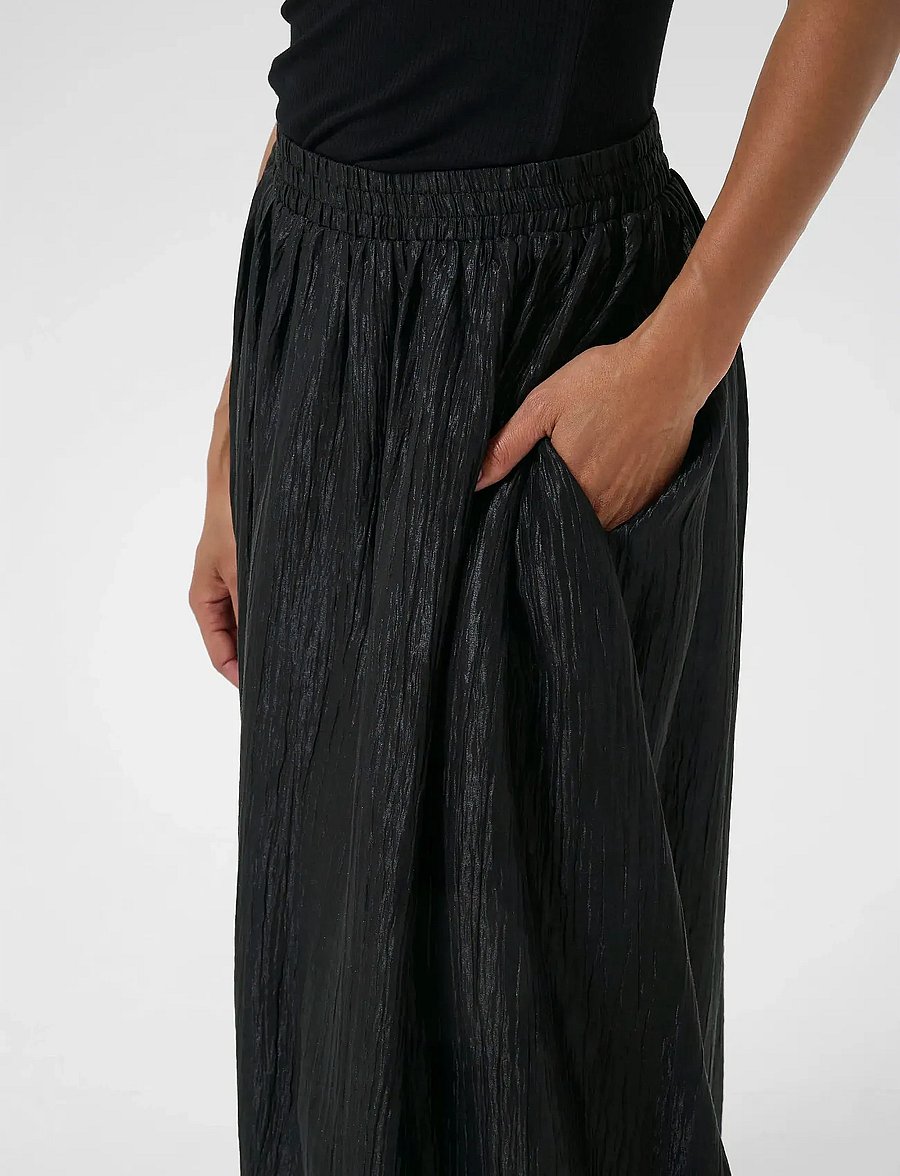 Kaffe - KArizz Skirt - maxi röcke - black deep - 5