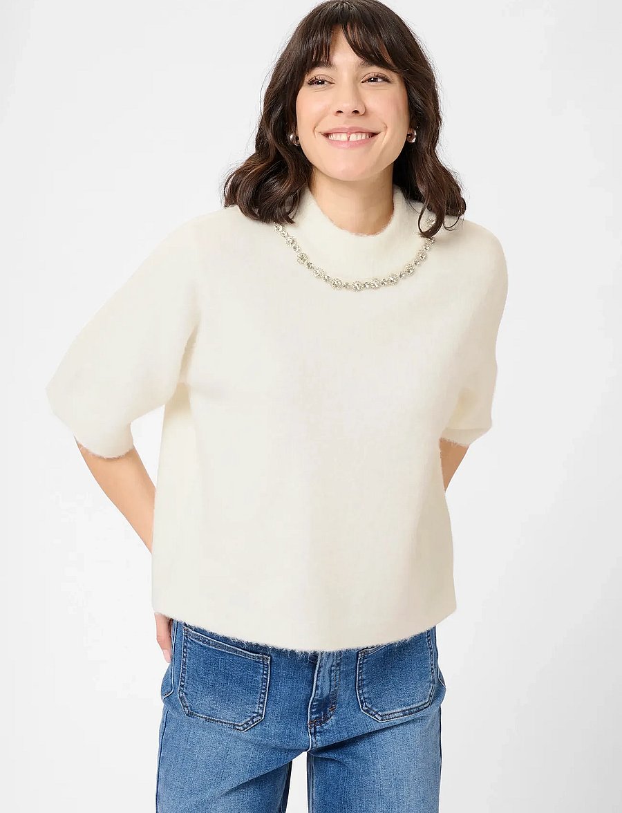 Kaffe - KAmerina Pullover - kampsunid - chalk - 0