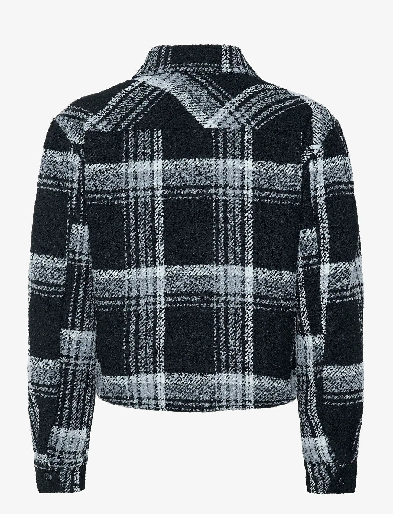 Kaffe - KAlily Shirt - sügisesed riided - black white check - 1