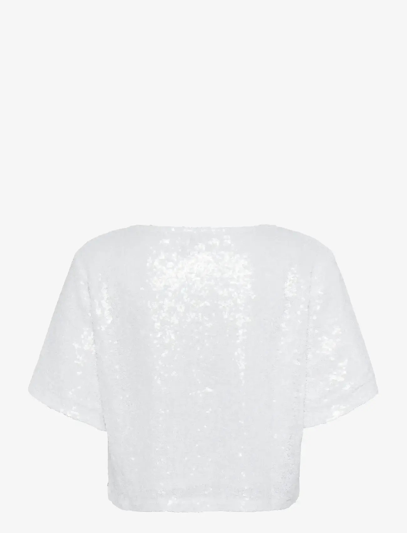 Kaffe - KAmiranda Sequin Blouse - t-shirts - chalk - 2
